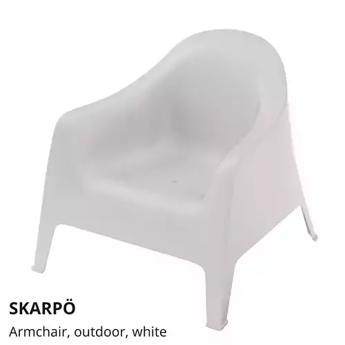 Fauteuil IKEA SKARPO Sketchup