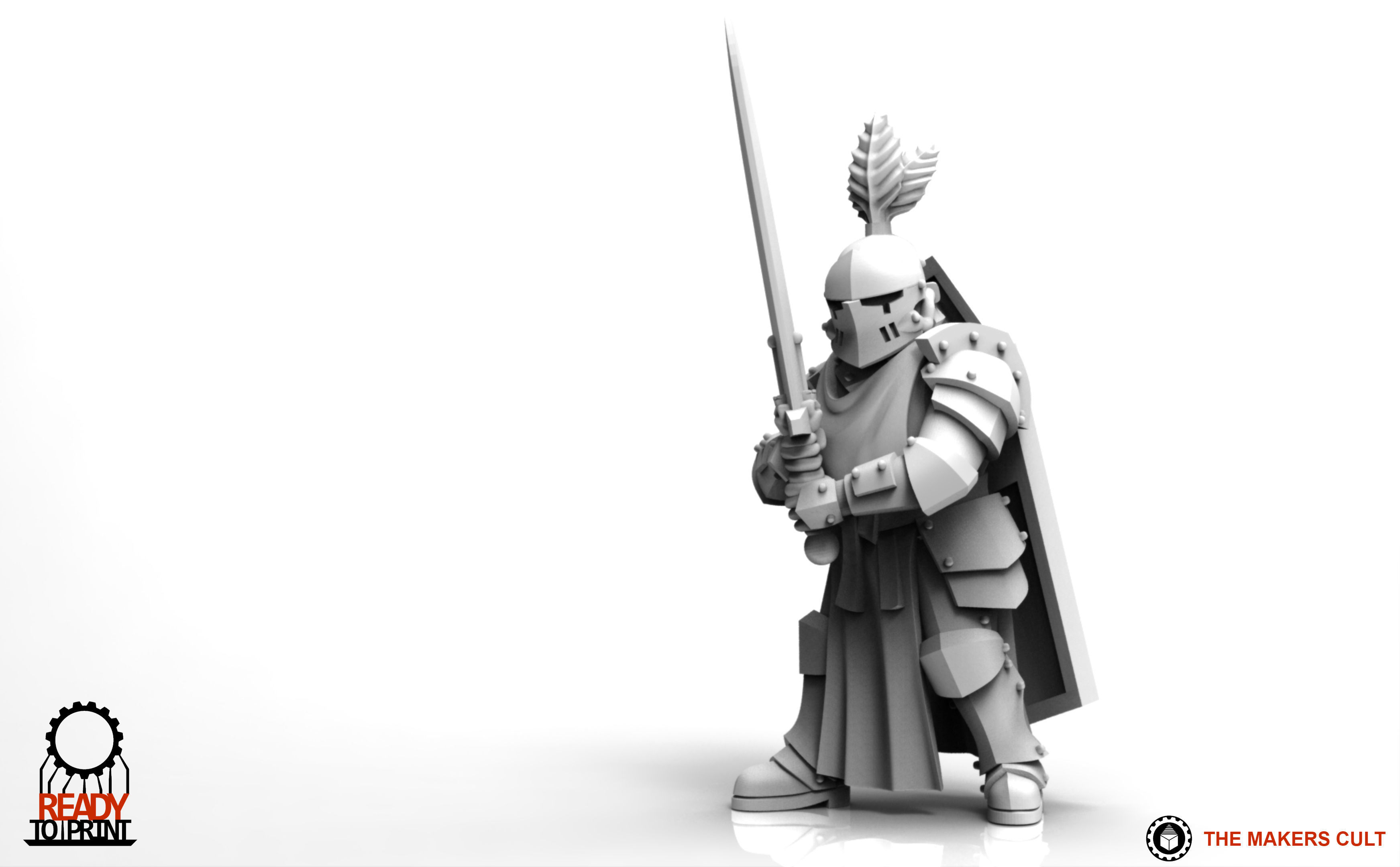 Feudal Guard Crusaders 3D print model_9