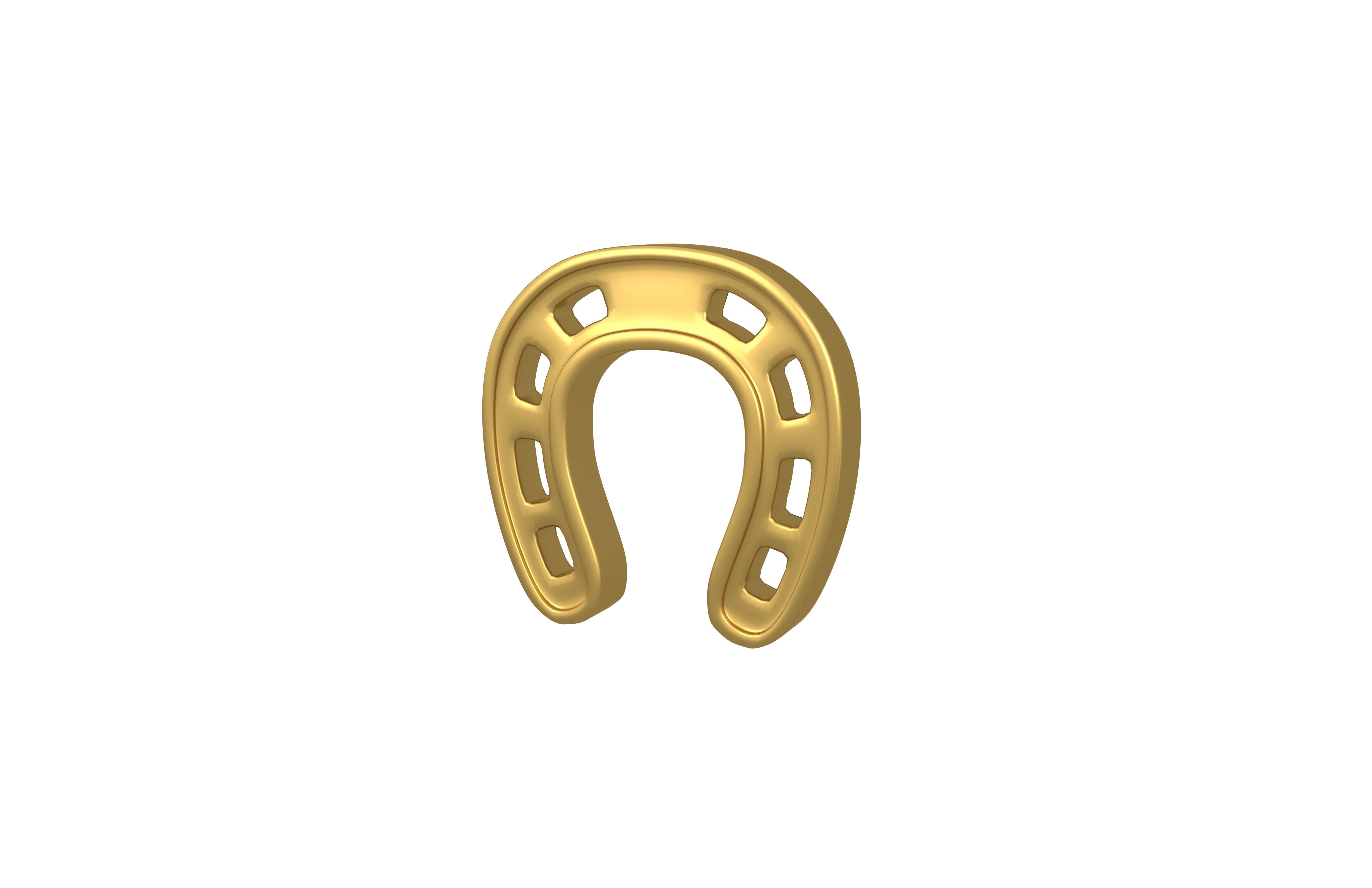 Horseshoe v1 004 Low-poly 3D model_2