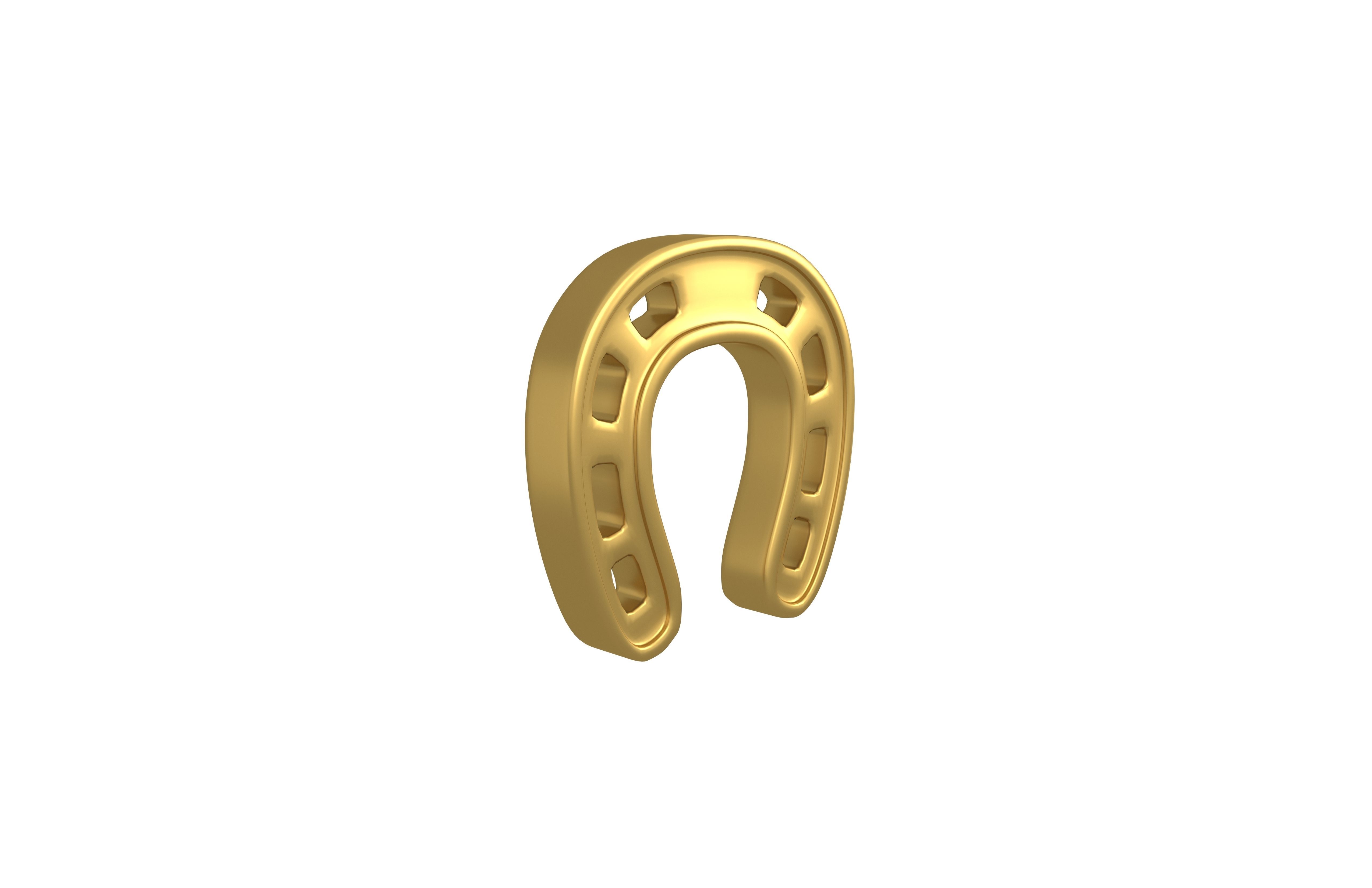 Horseshoe v1 004 Low-poly 3D model_3
