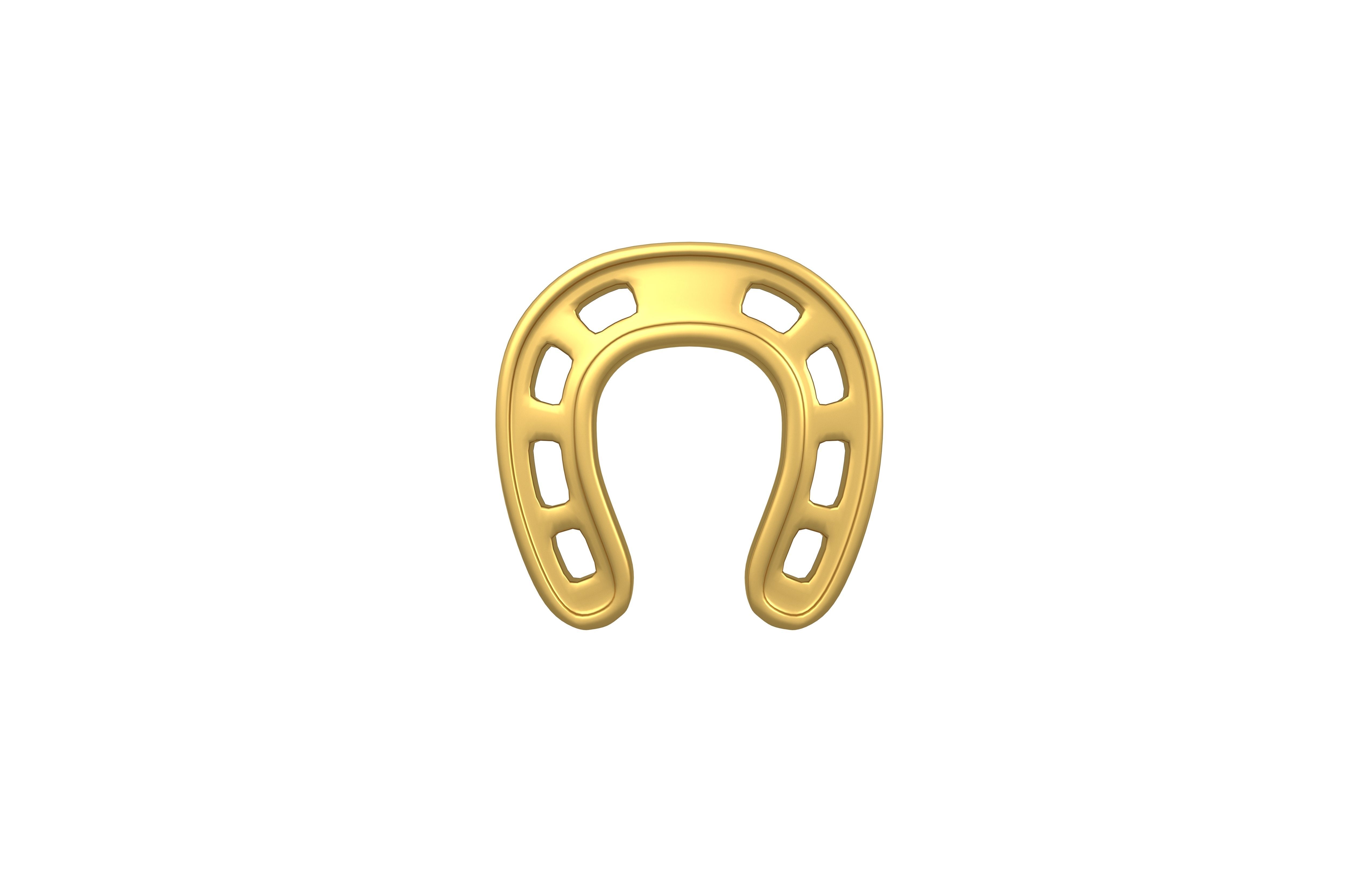 Horseshoe v1 004 Low-poly 3D model_1