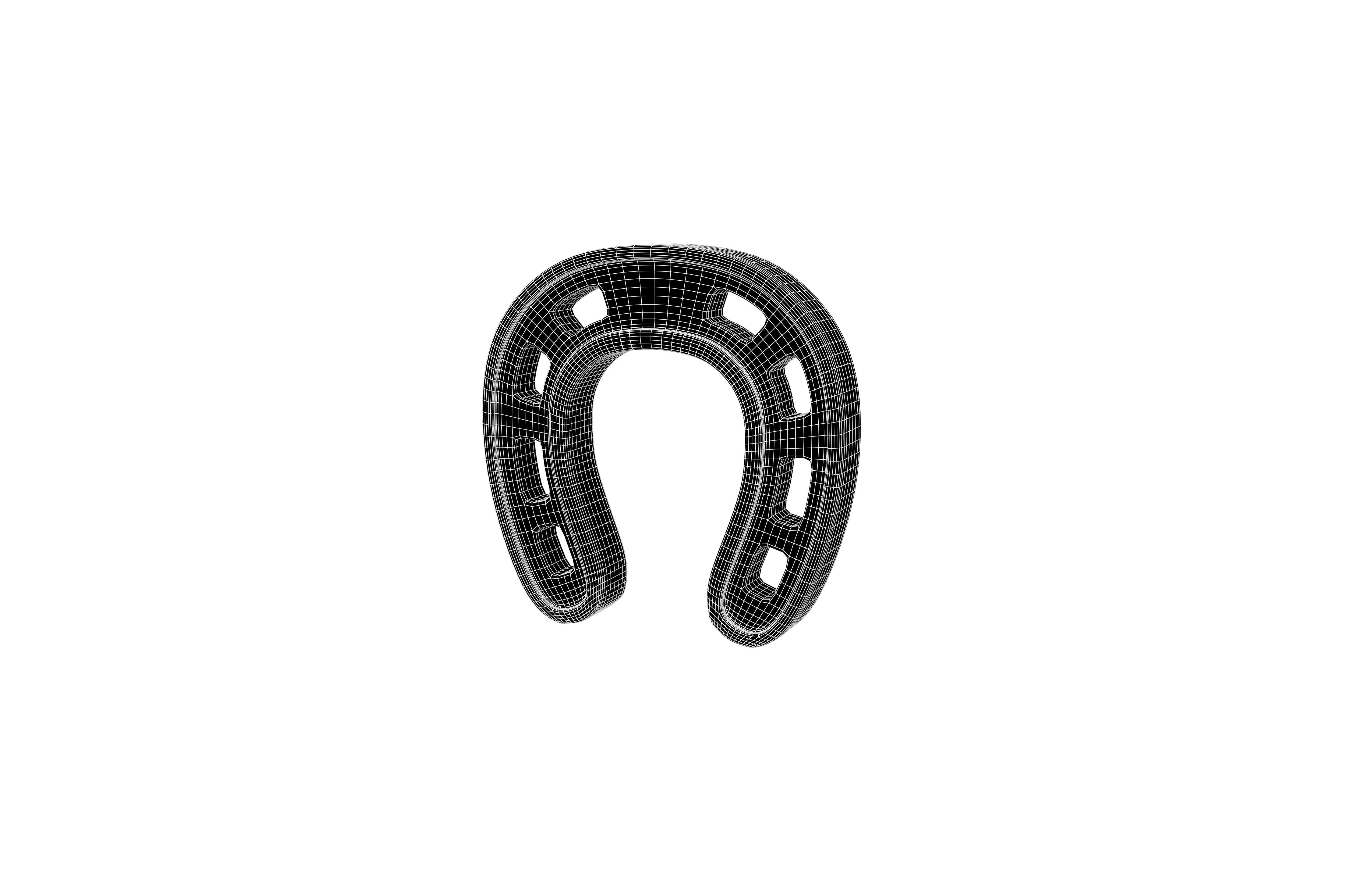 Horseshoe v1 004 Low-poly 3D model_6