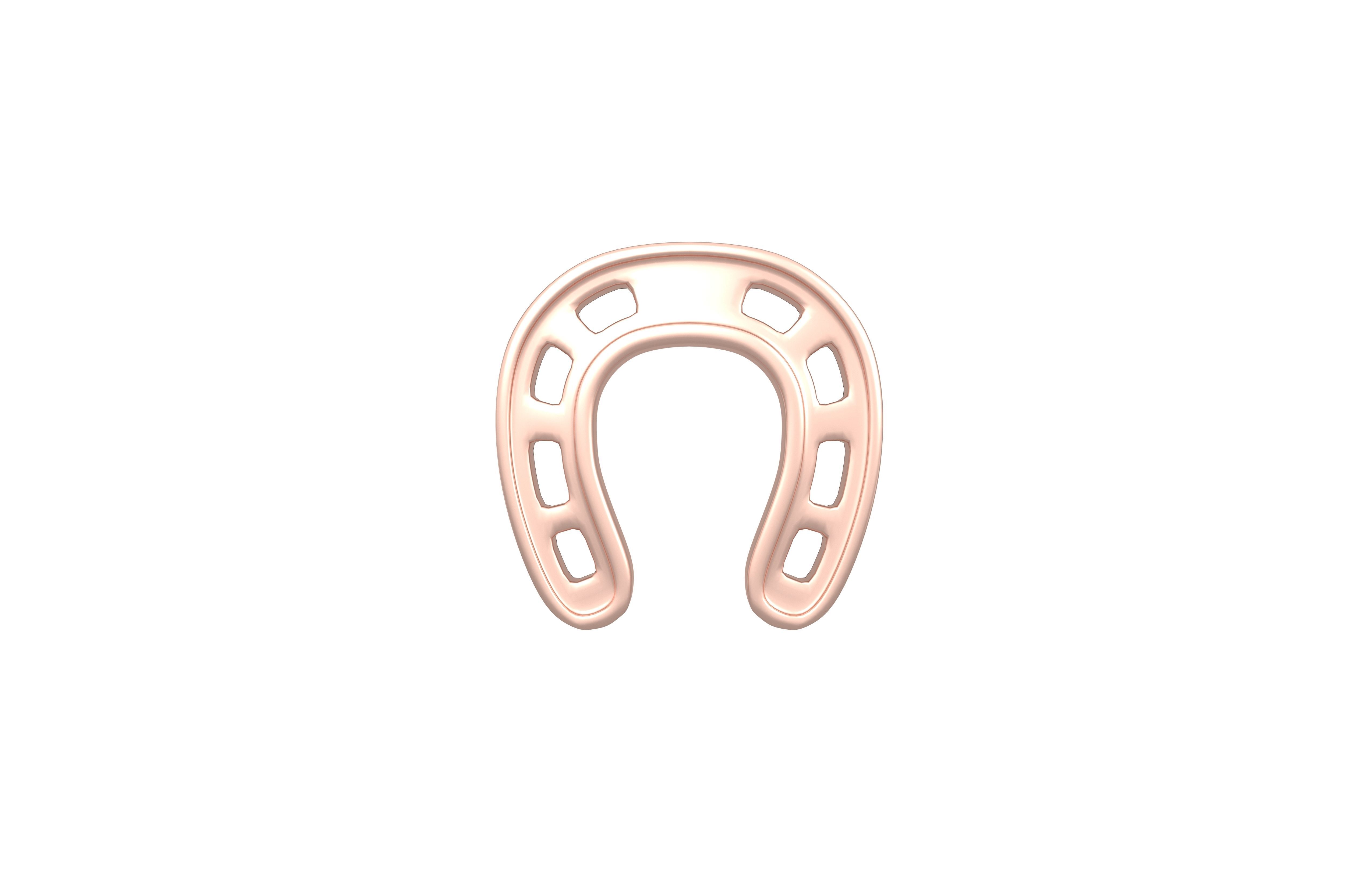 Horseshoe v1 005 Low-poly 3D model_1