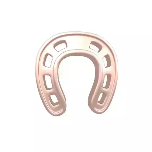 Horseshoe v1 005 Low-poly 3D model