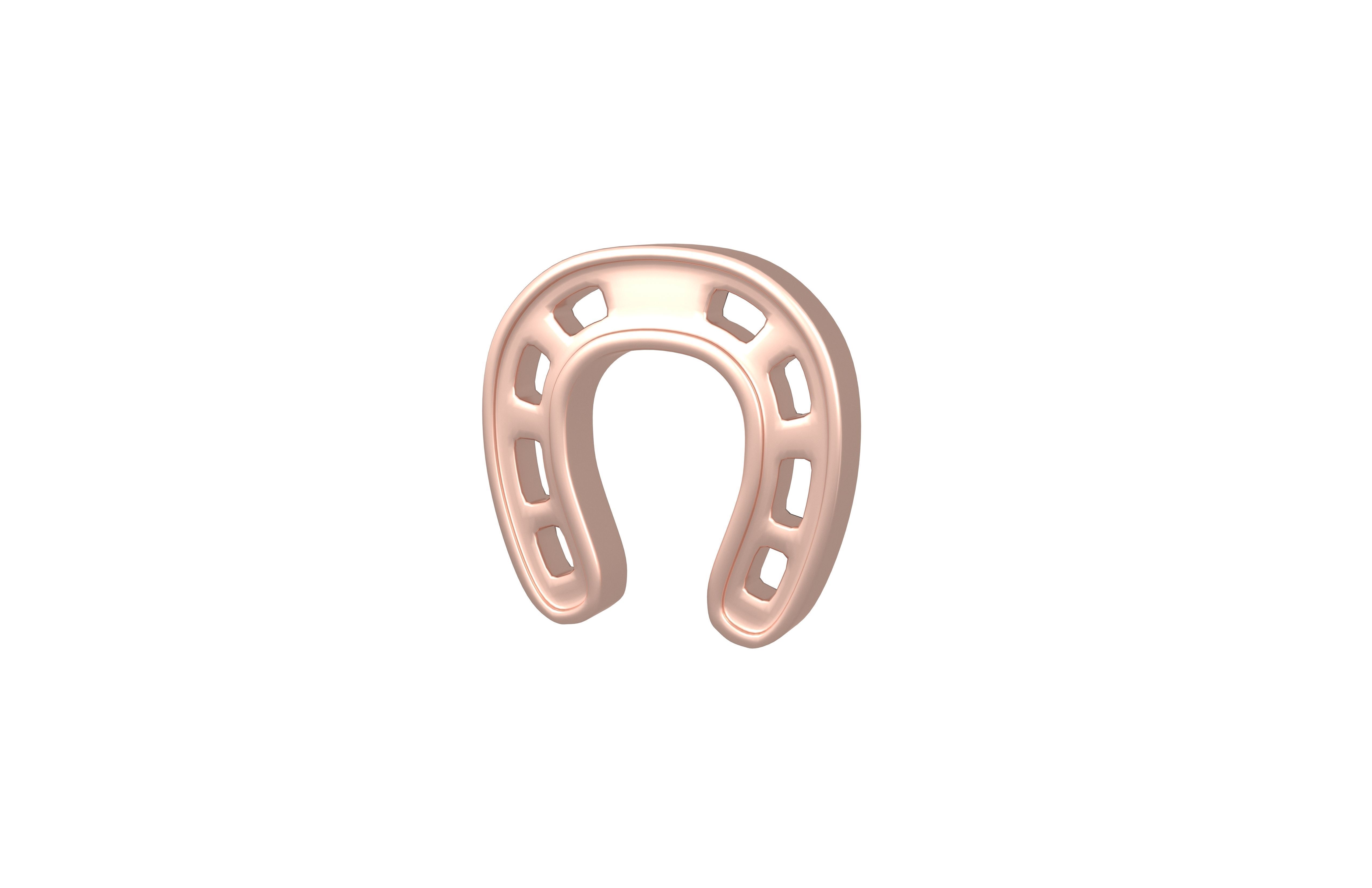 Horseshoe v1 005 Low-poly 3D model_2