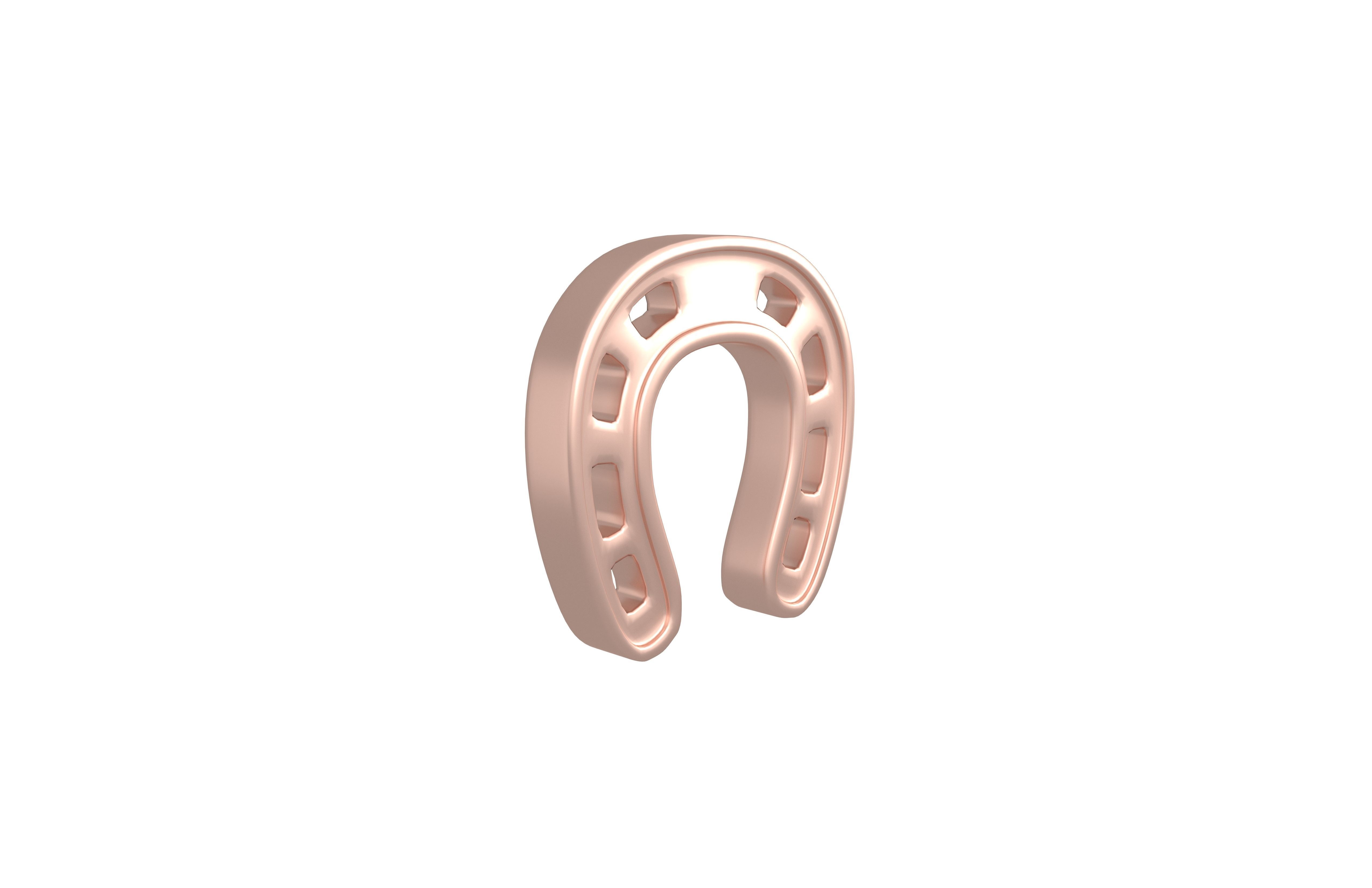 Horseshoe v1 005 Low-poly 3D model_3