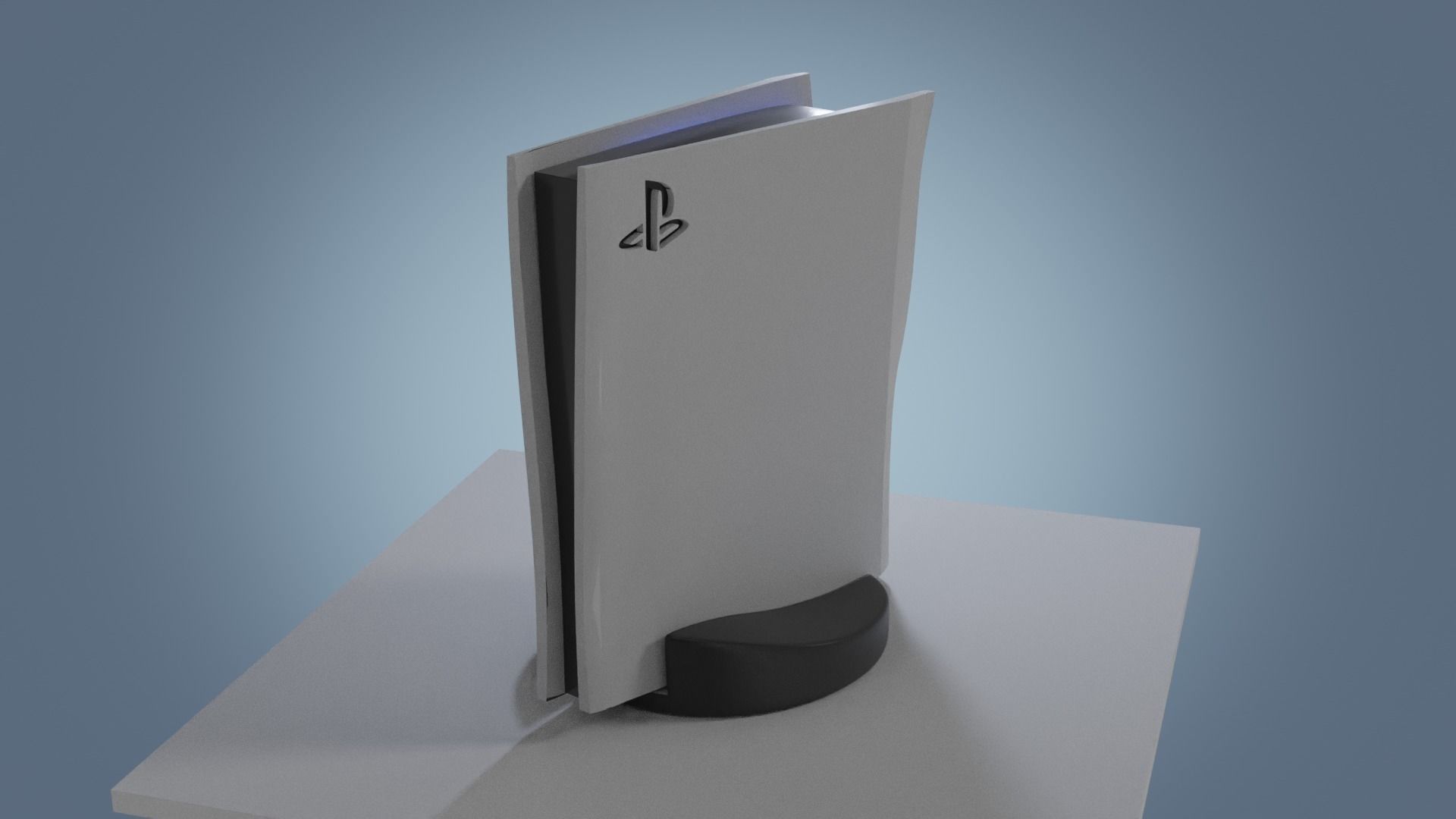 PS5 Console Digital Edition 3D model_3