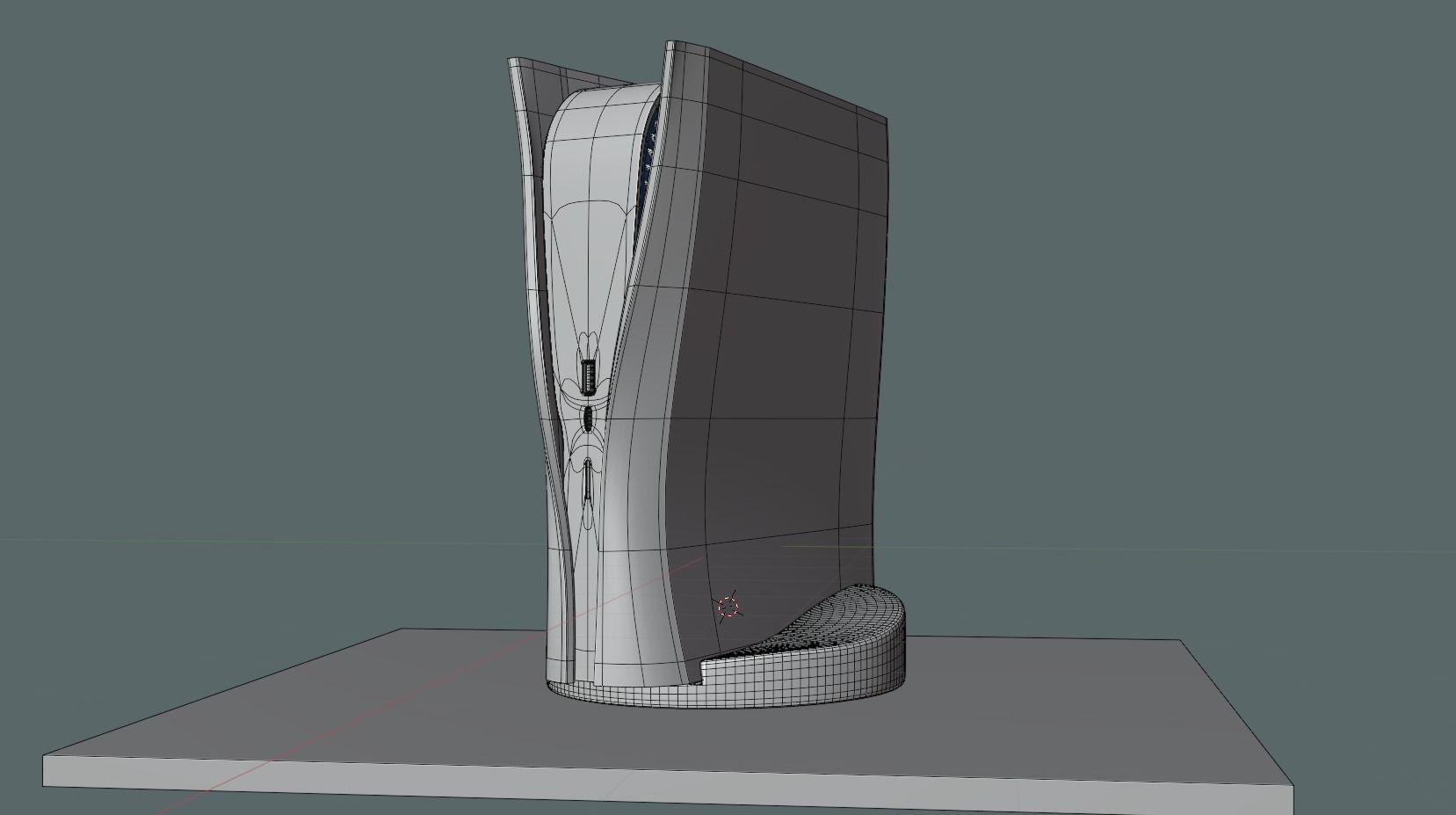 PS5 Console Digital Edition 3D model_6