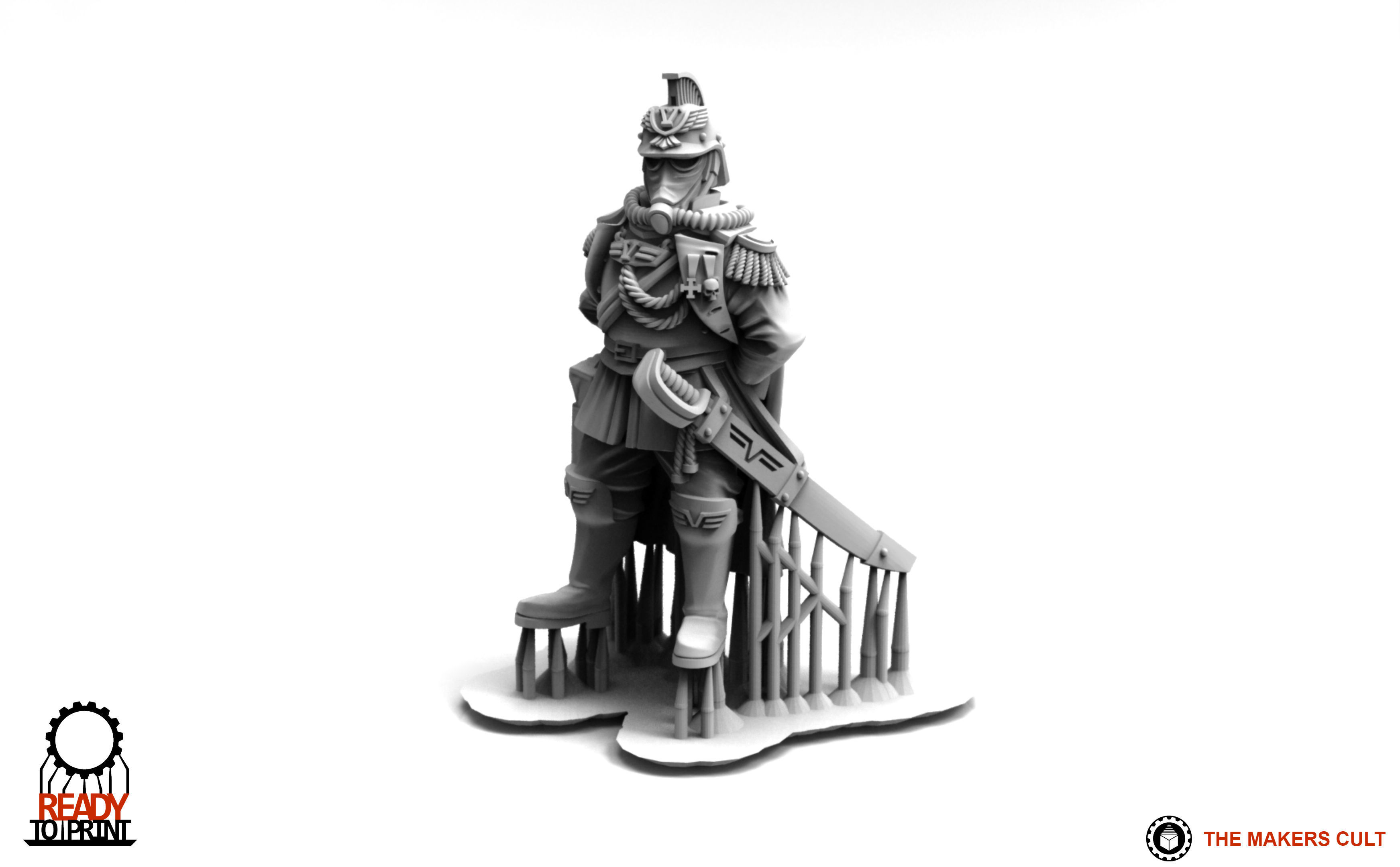 Valour Korps - Marshal Wilhelm 3D print model_2