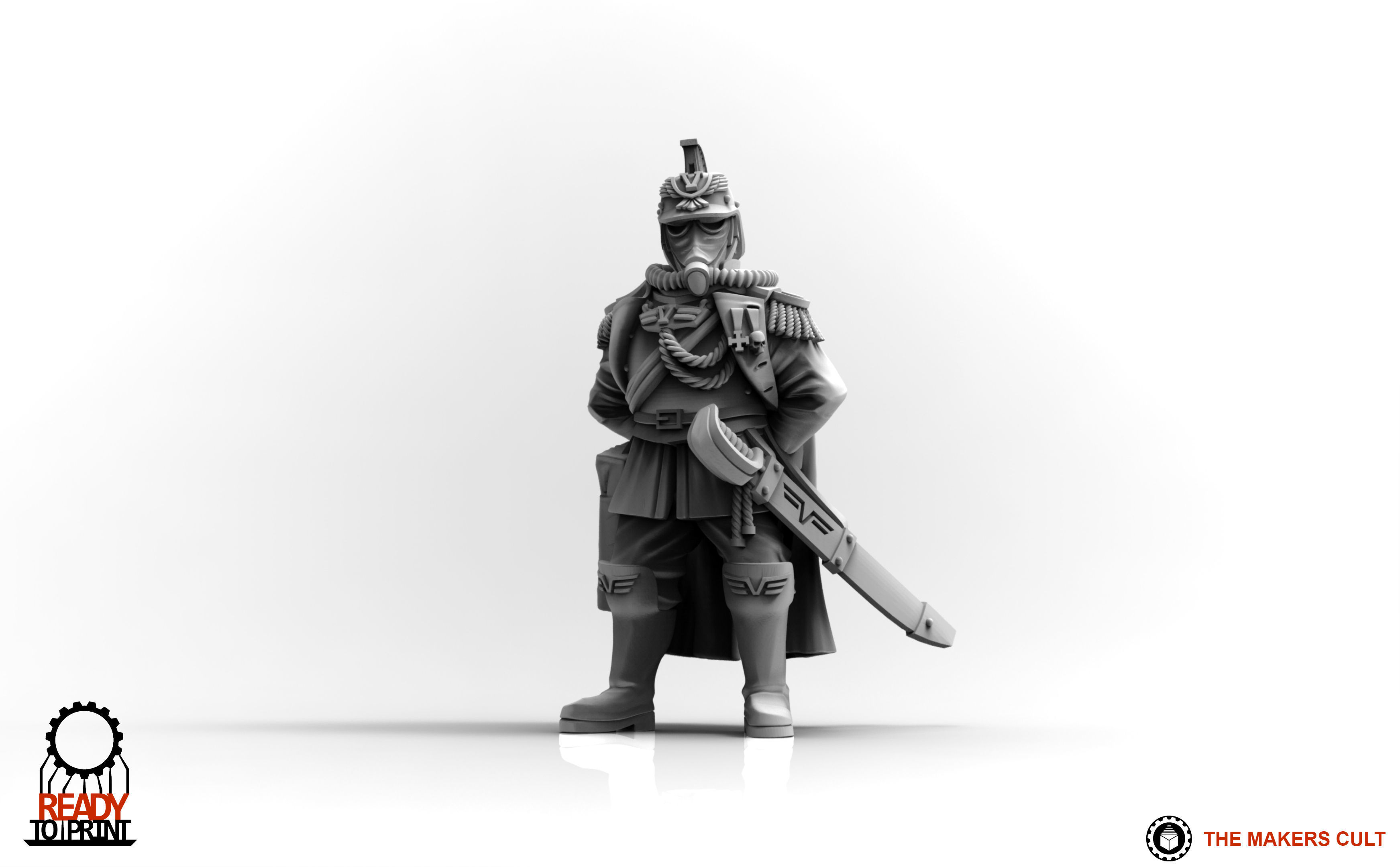Valour Korps - Marshal Wilhelm 3D print model_7