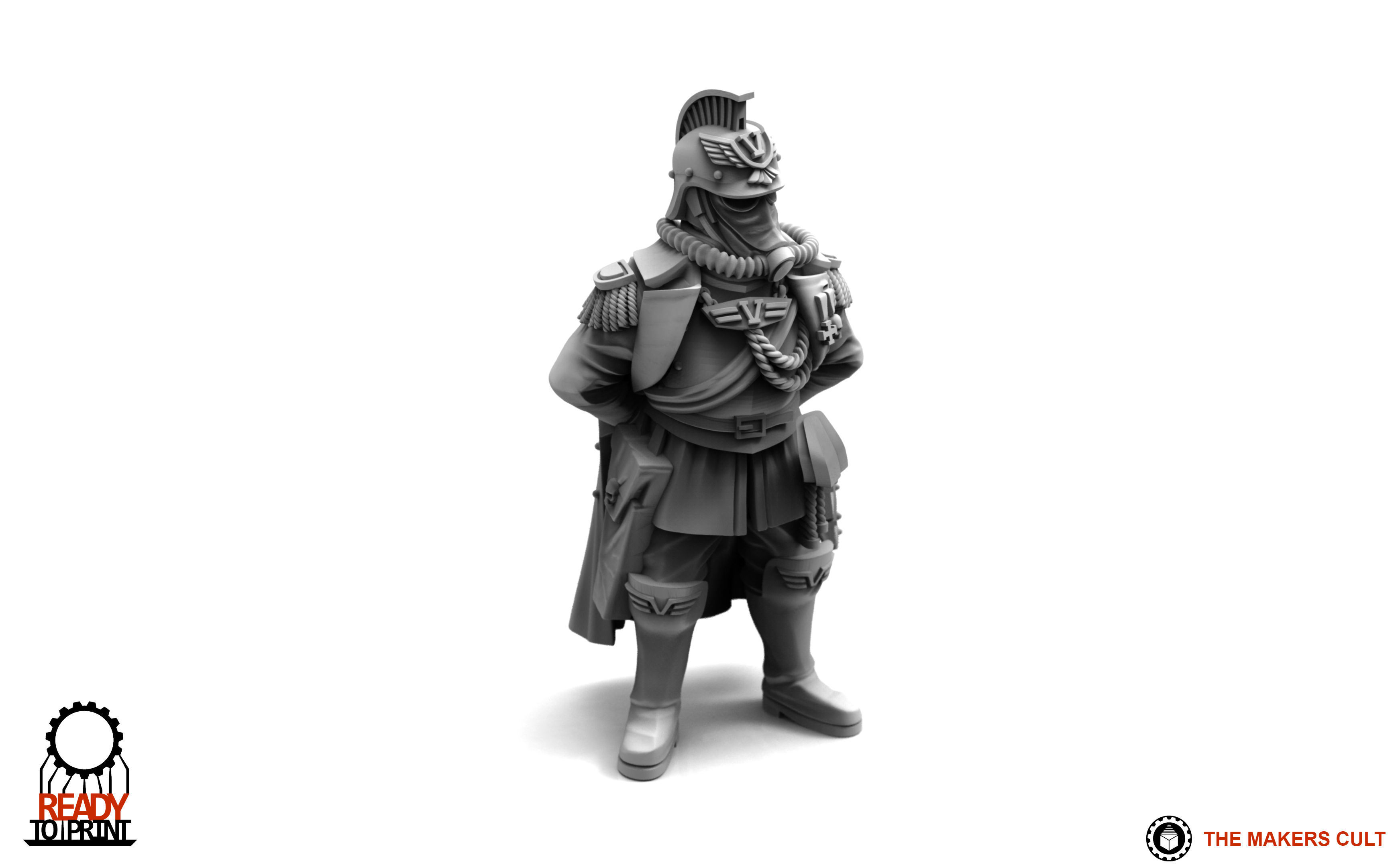 Valour Korps - Marshal Wilhelm 3D print model_9