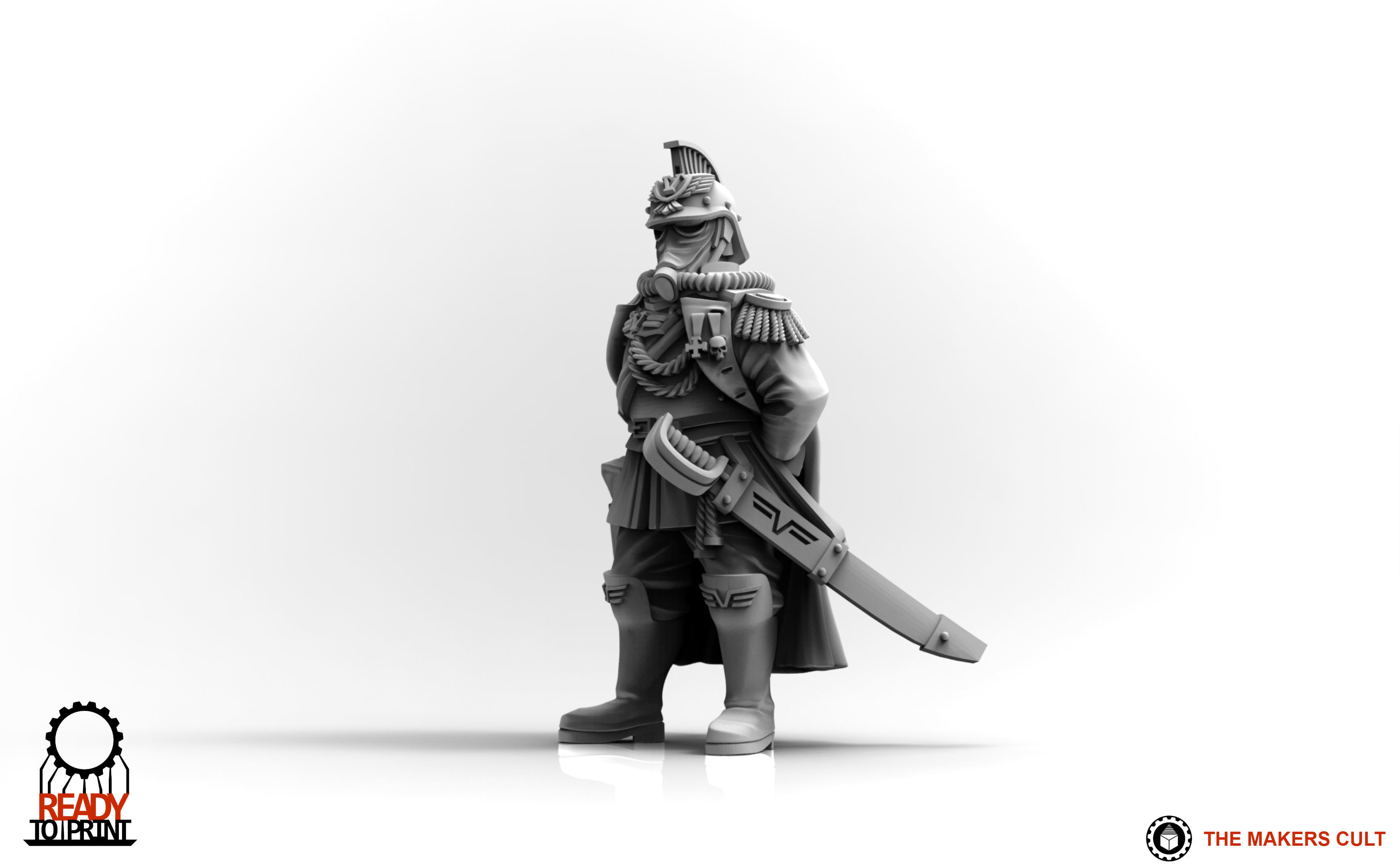 Valour Korps - Marshal Wilhelm 3D print model_14