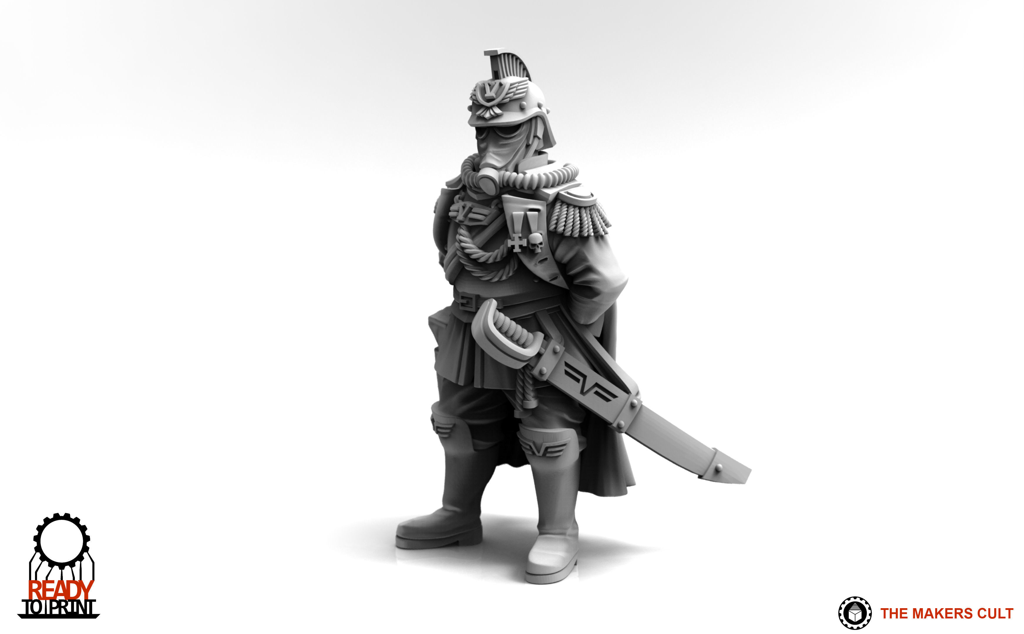 Valour Korps - Marshal Wilhelm 3D print model_6