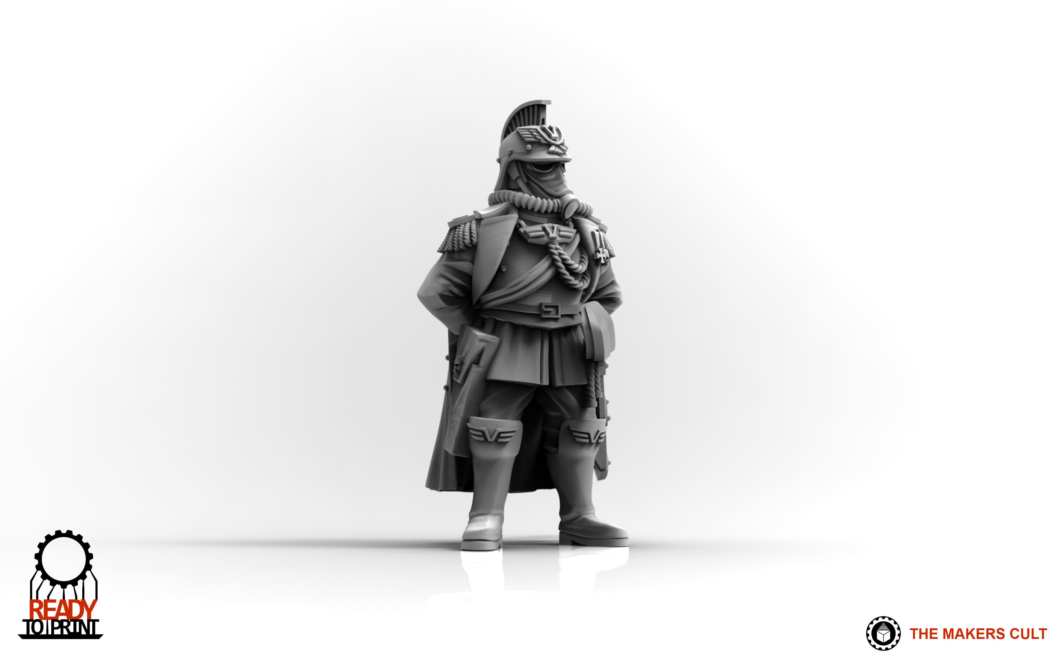 Valour Korps - Marshal Wilhelm 3D print model_15