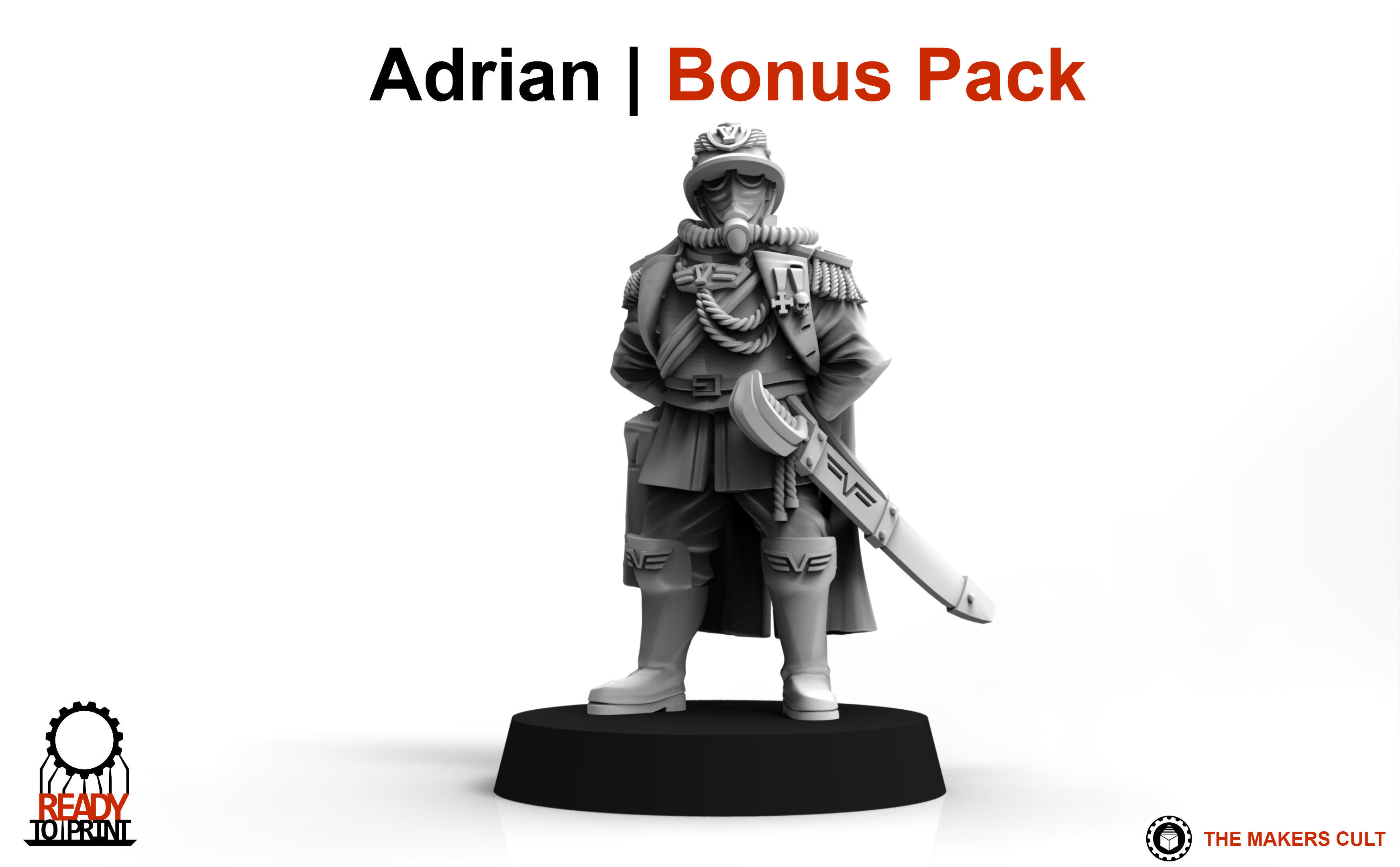 Valour Korps - Marshal Wilhelm 3D print model_16