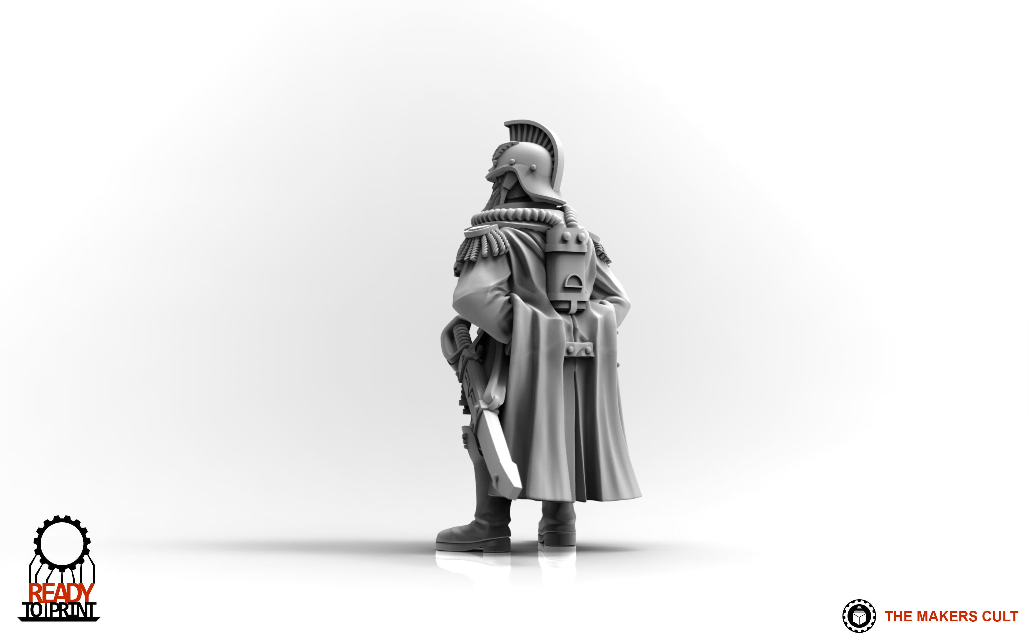 Valour Korps - Marshal Wilhelm 3D print model_11