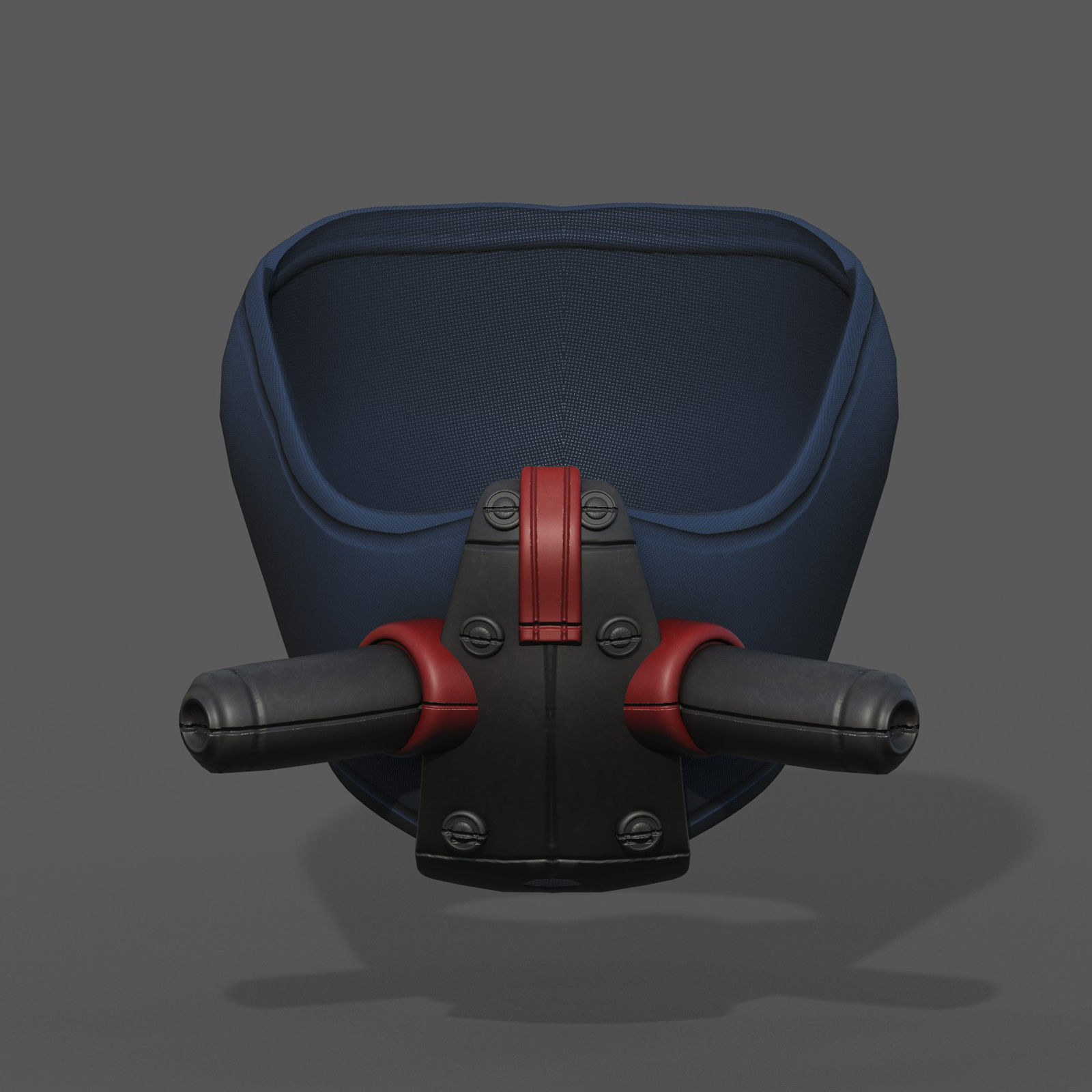 Gas mask respirator scifi futuristic Low-poly 3D model_5