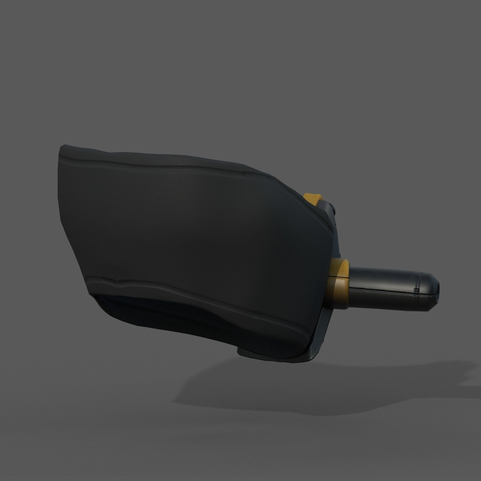 Gas mask respirator military combat  Low-poly 3D model_8