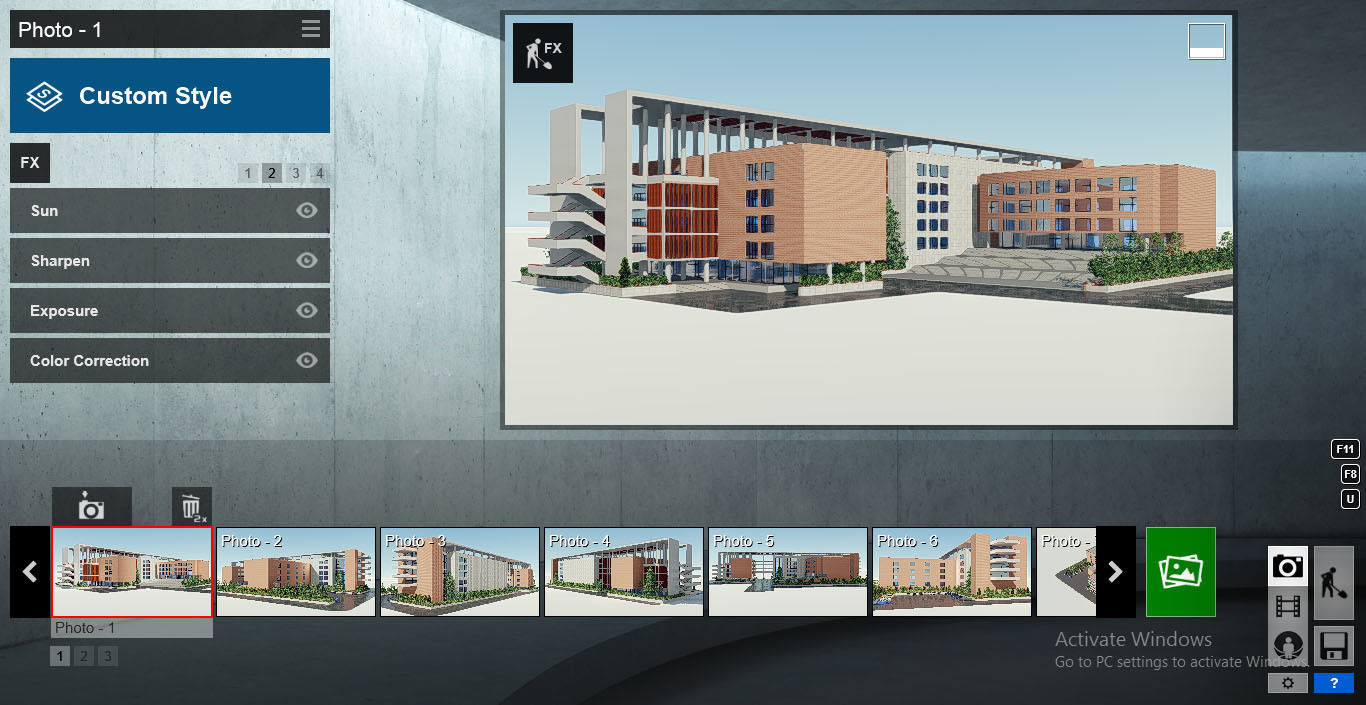 Brick Building 1 3D model_14