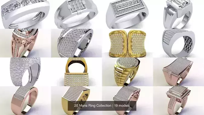 20 Mans Ring Collection 