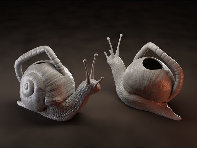 Snailo Watering Can  3D print model