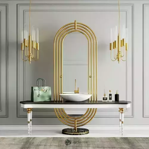 Colosseum Floor mirror by Maison Valentina