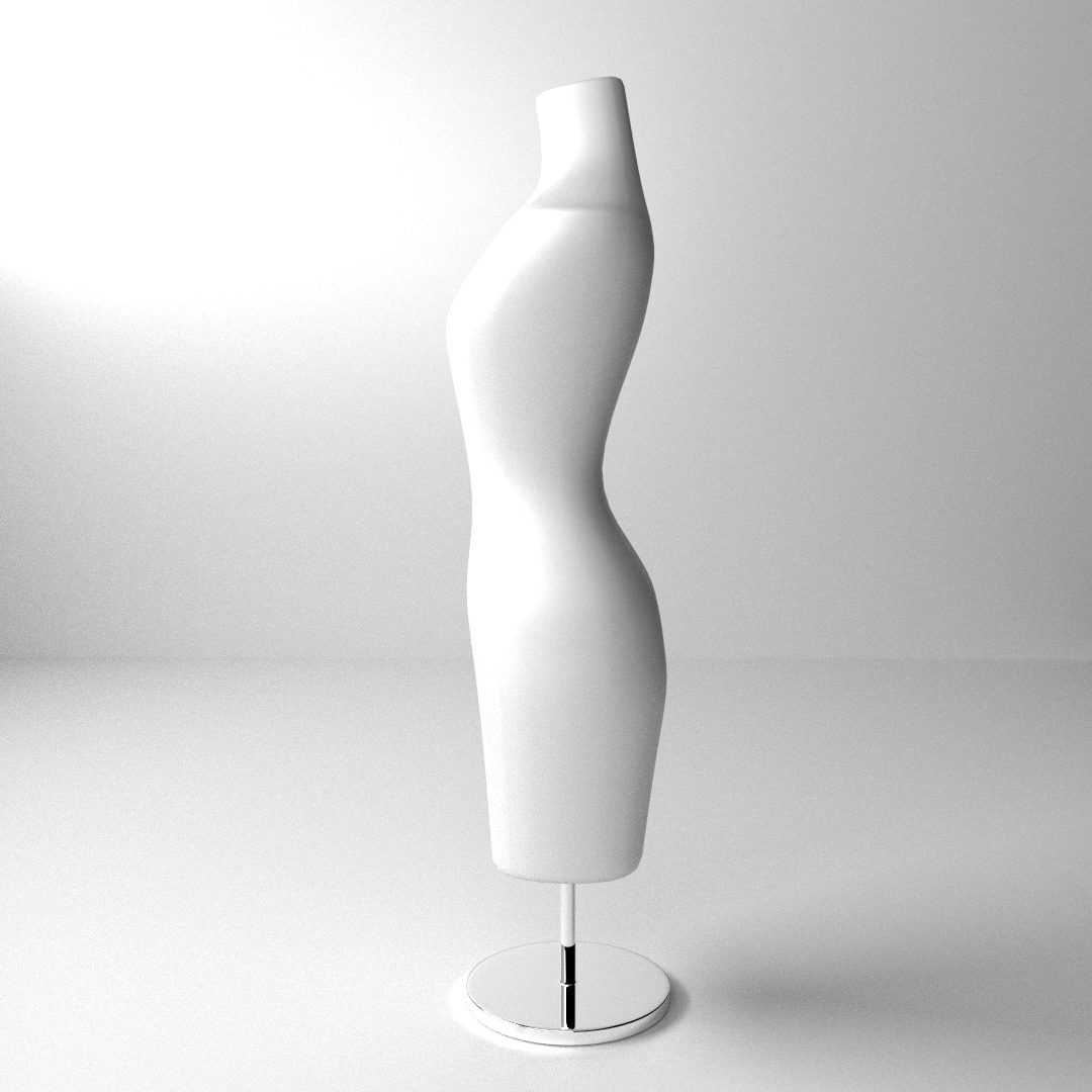 Female Mannequin 3D model_1