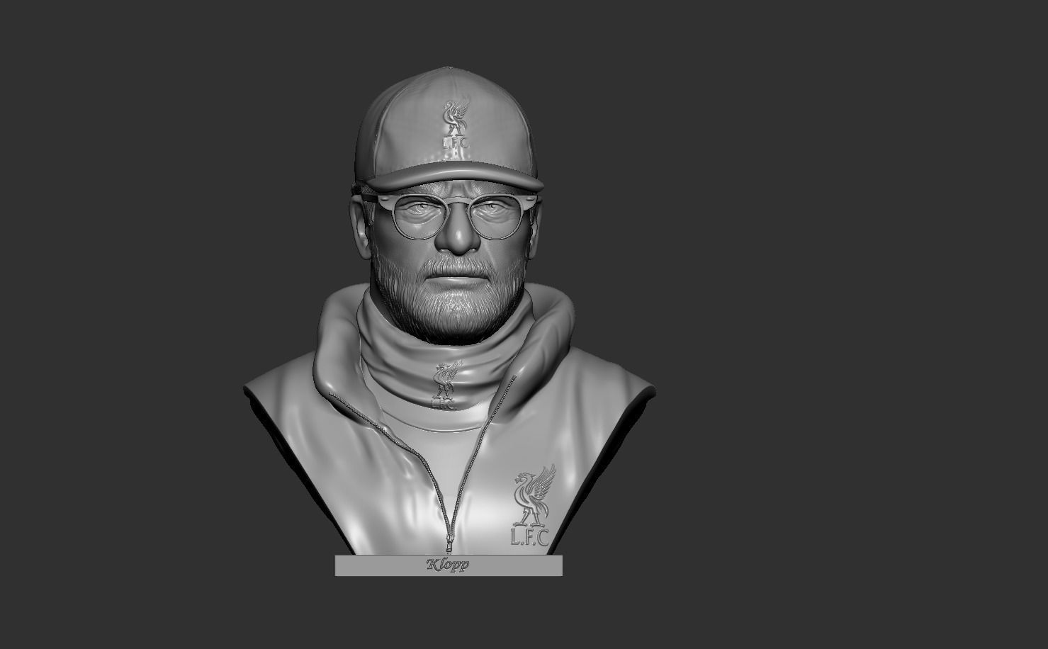 Jurgen Klopp 3D print model_3