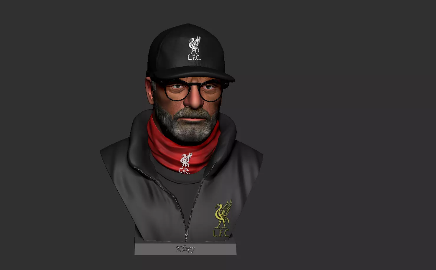 Jurgen Klopp 3D print model_0