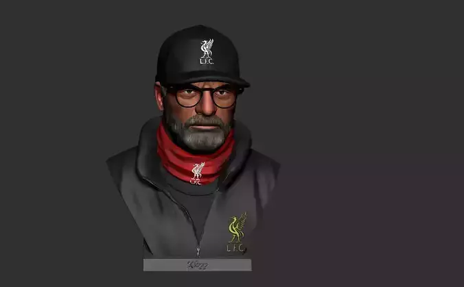 Jurgen Klopp 3D print model