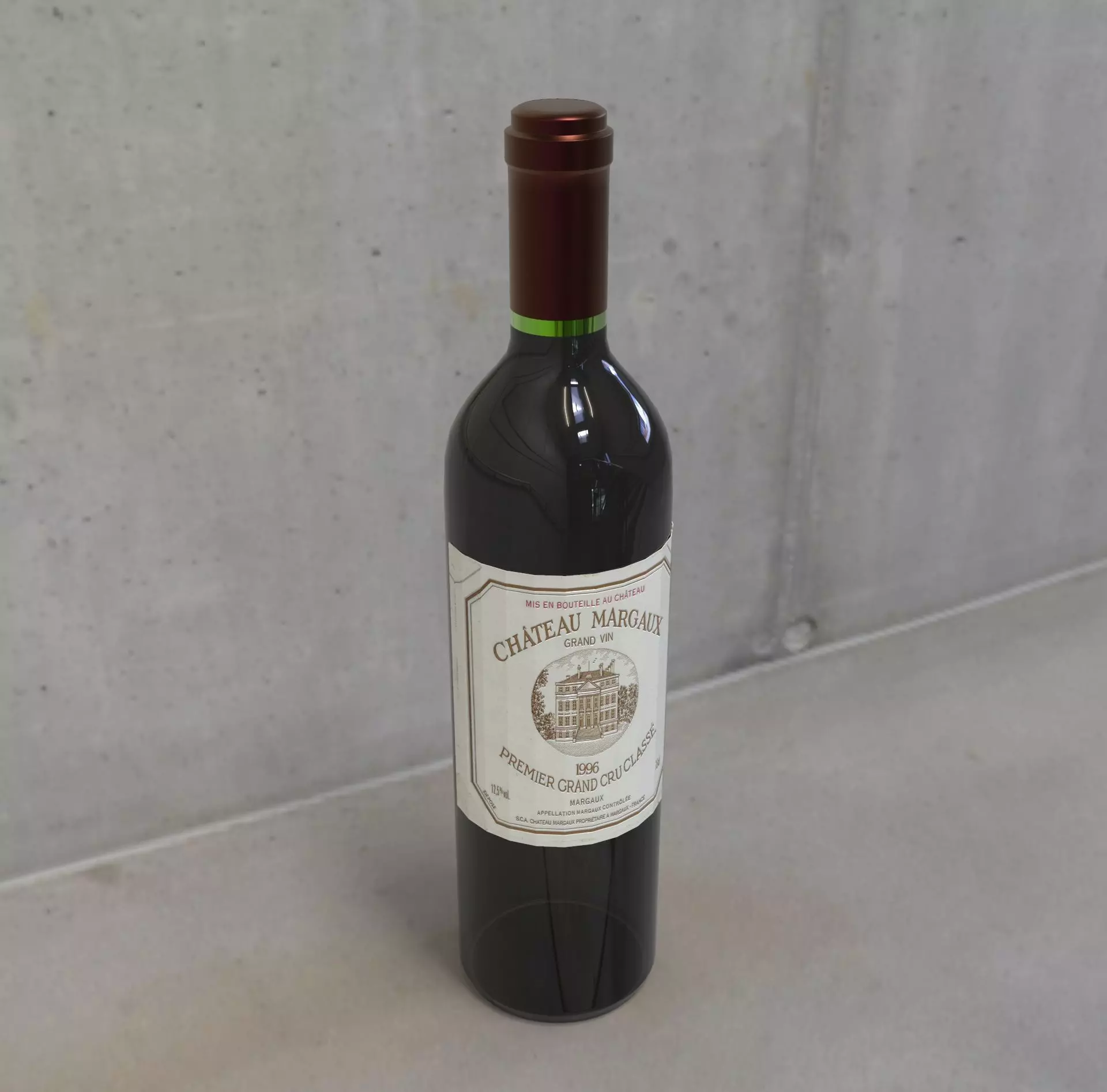 1994 Chateau Margaux - Margaux 1er Grand Cru Classe - 1 Bottle Free 3D model_0