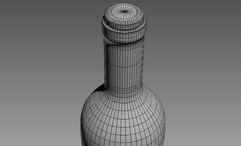 1994 Chateau Margaux - Margaux 1er Grand Cru Classe - 1 Bottle Free 3D model_4