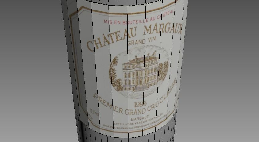1994 Chateau Margaux - Margaux 1er Grand Cru Classe - 1 Bottle Free 3D model_5