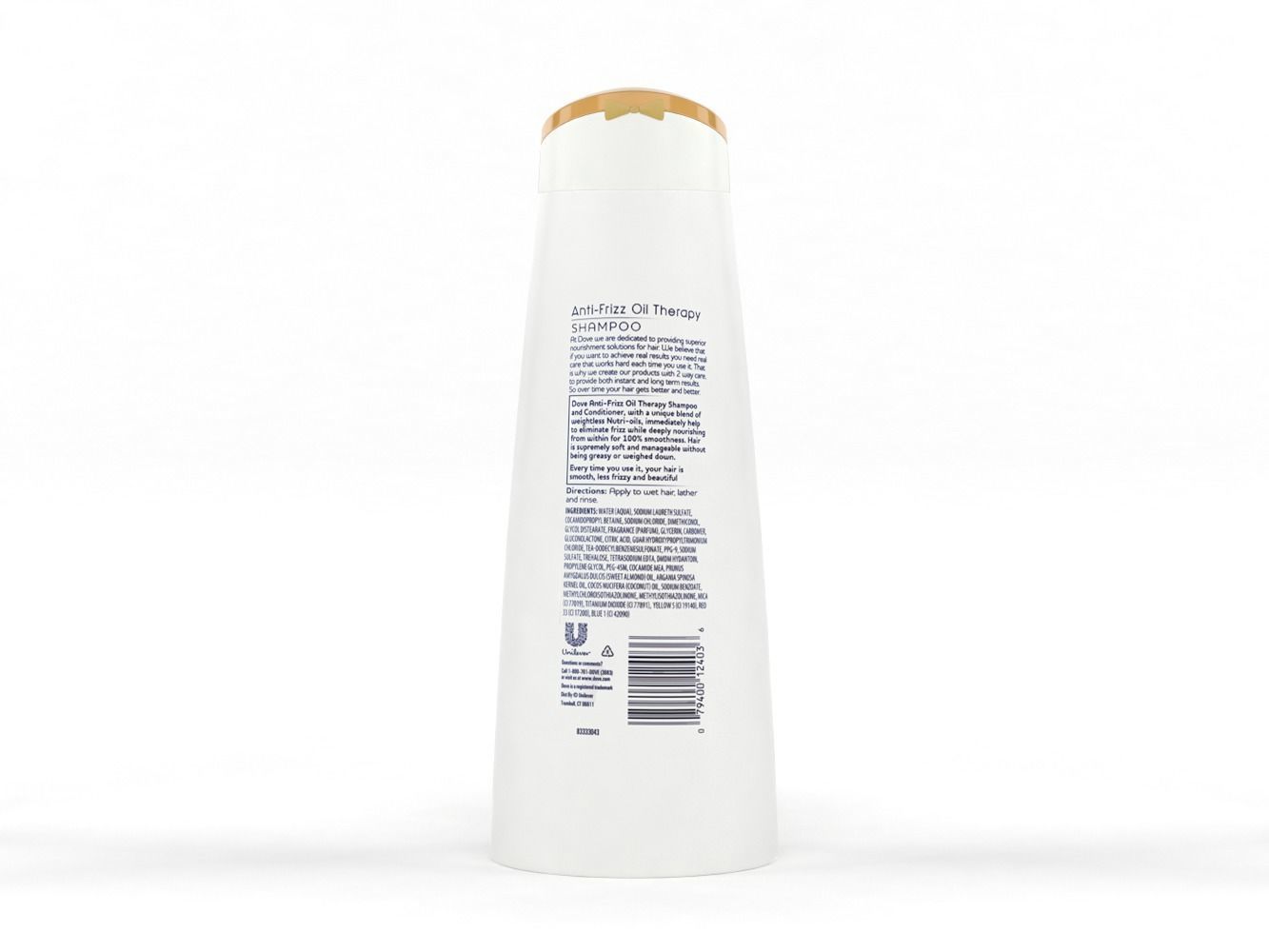 Dove Nutritive Solutions Shampoo and Conditioner 3D model_5
