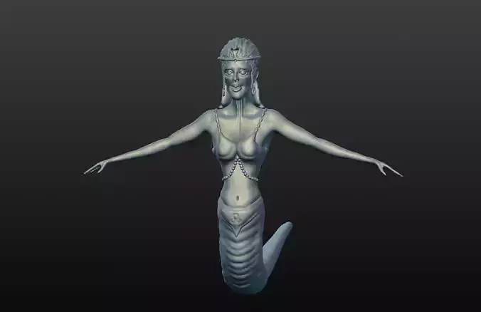 Lamia 3d sculpt 3D model