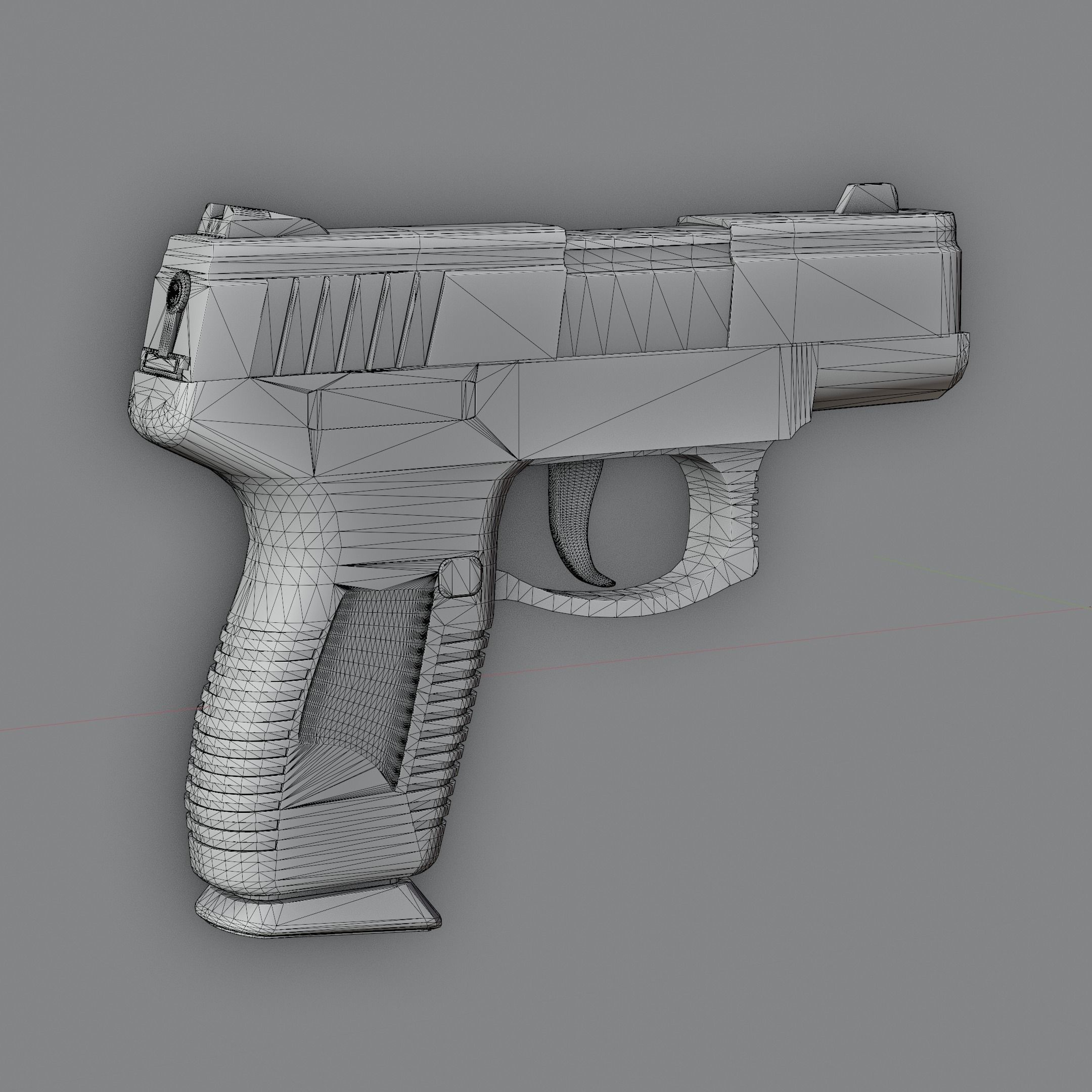 Taurus pt 320 Pistol 3D model 3D model_5