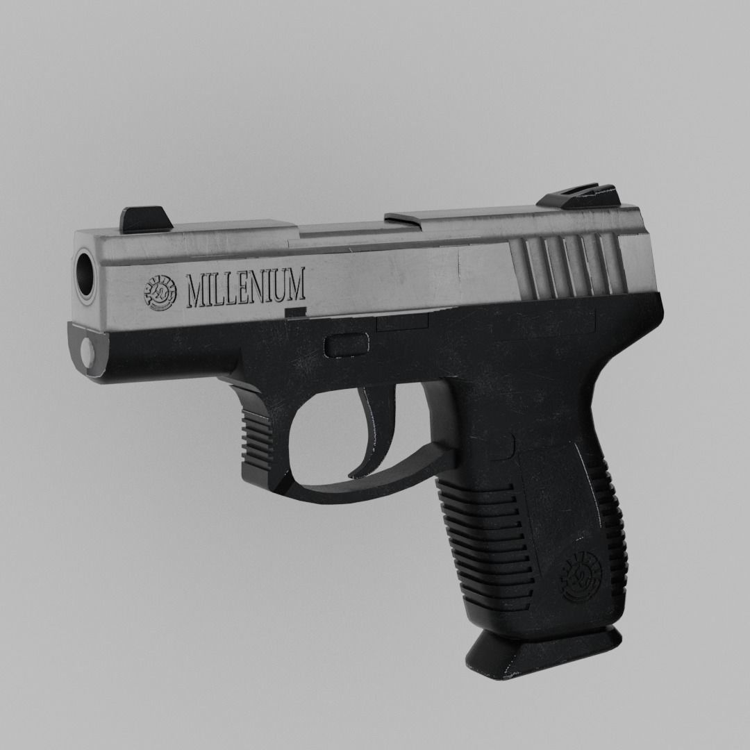 Taurus pt 320 Pistol 3D model 3D model_4