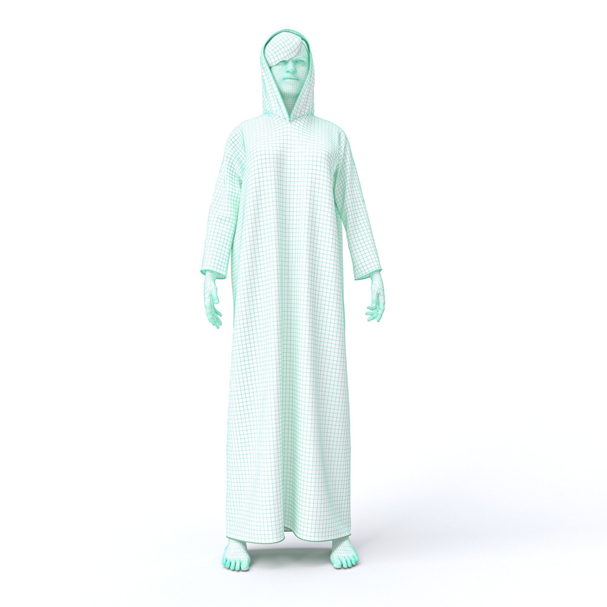 3D CHARACTER WITH ARABIAN CLOTH  3D model_10