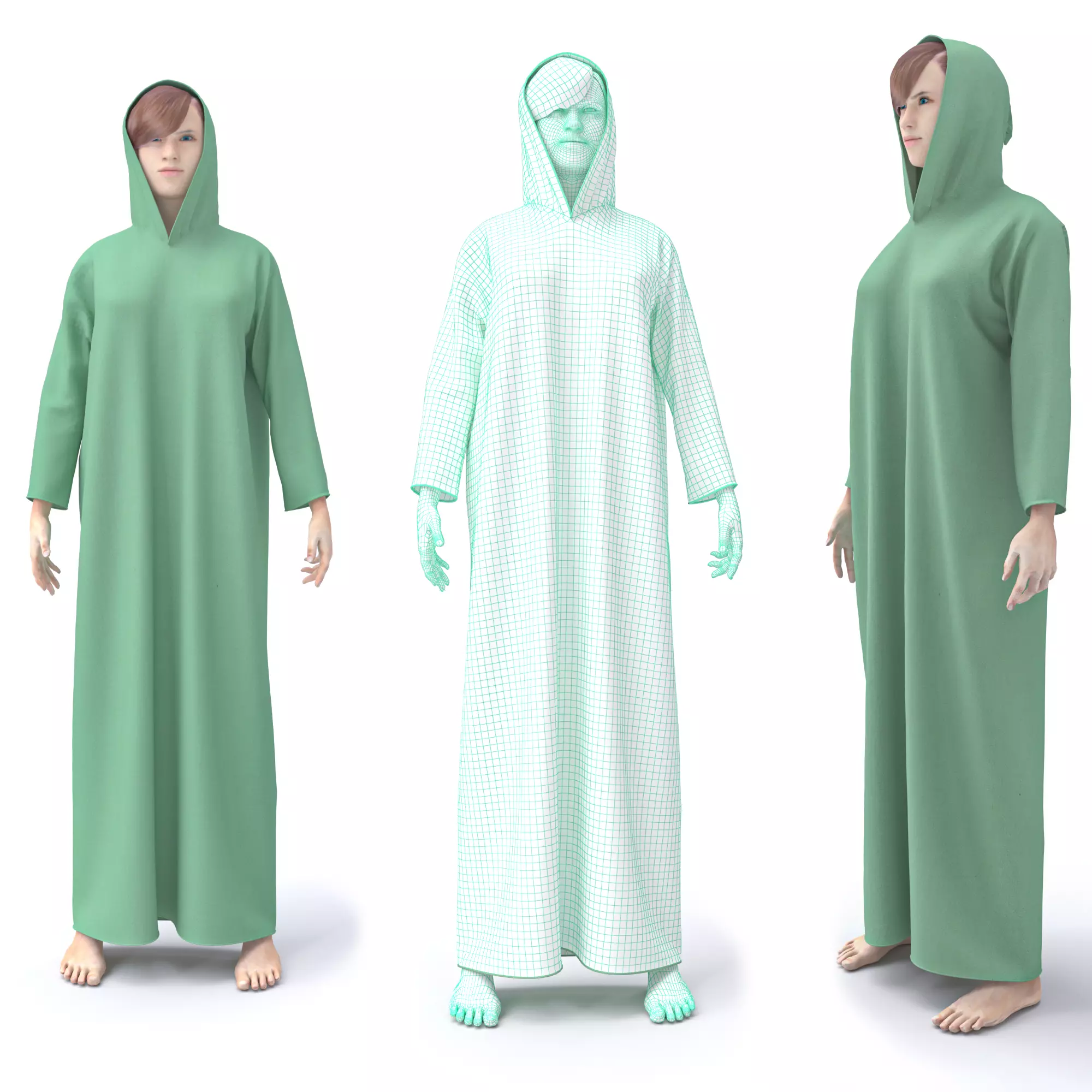 3D CHARACTER WITH ARABIAN CLOTH  3D model_0
