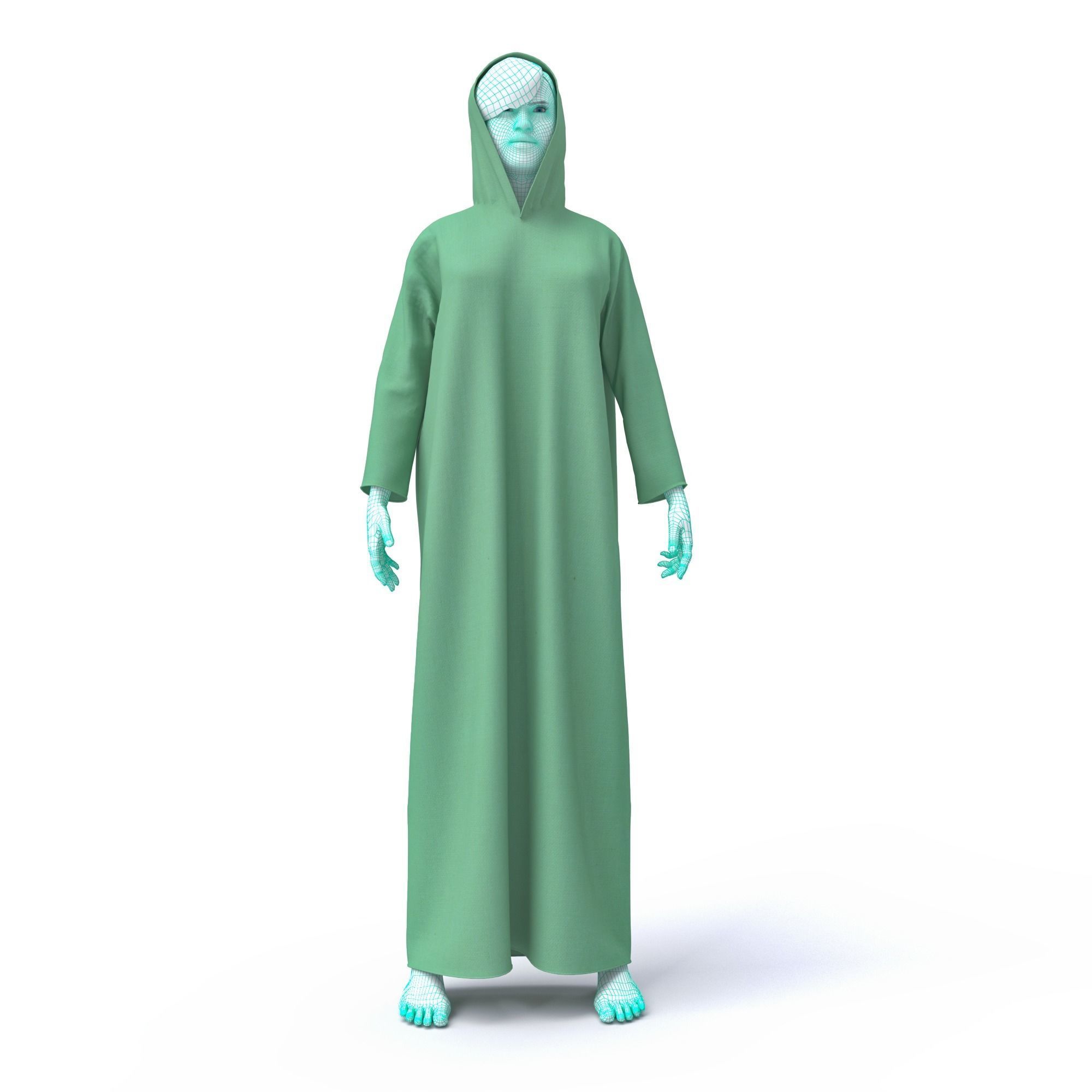 3D CHARACTER WITH ARABIAN CLOTH  3D model_9