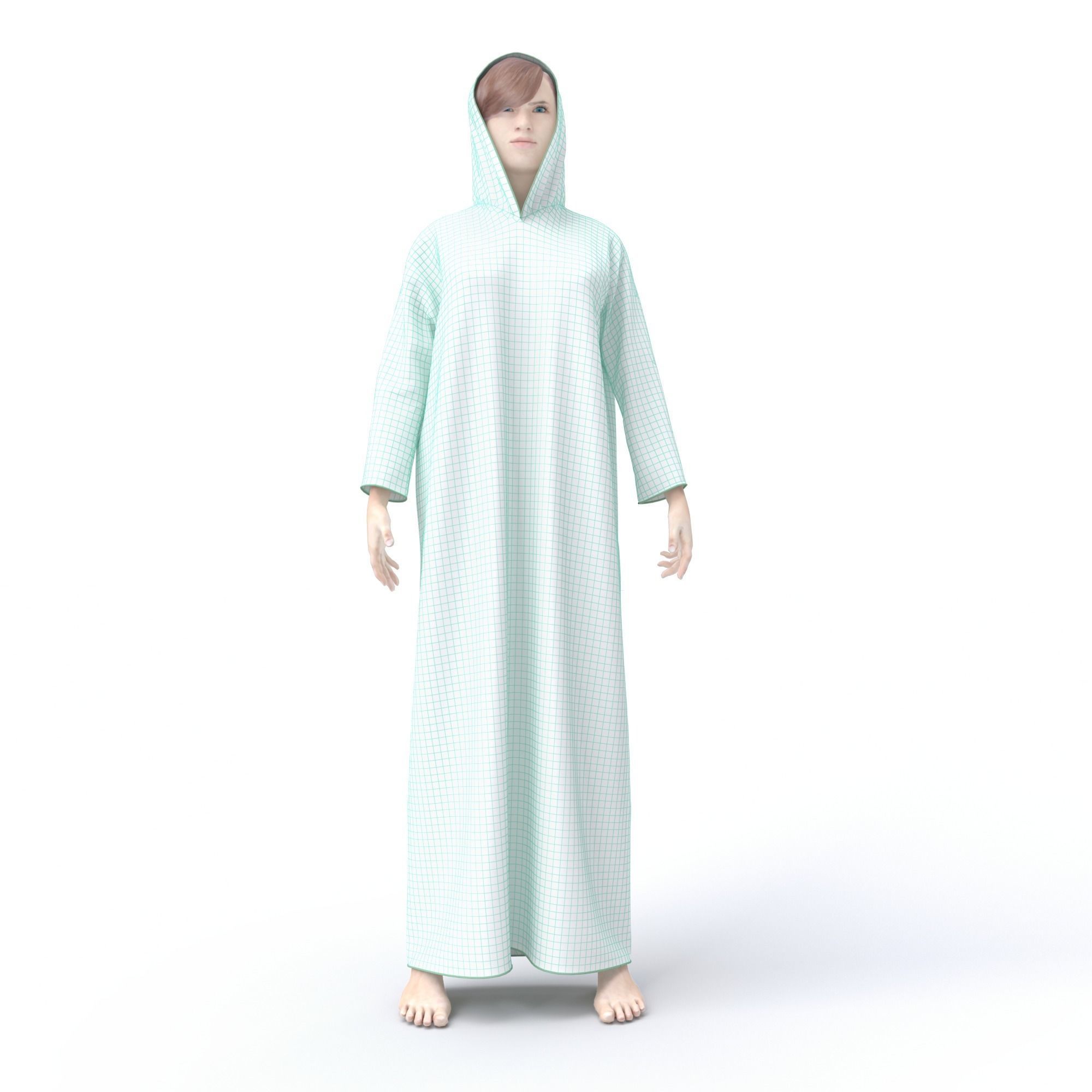 3D CHARACTER WITH ARABIAN CLOTH  3D model_11