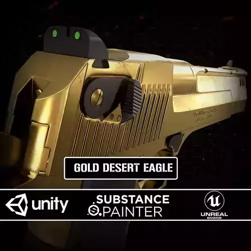 Gold Desert Eagle