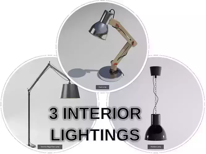 Interior Lightings 3D Model Collection