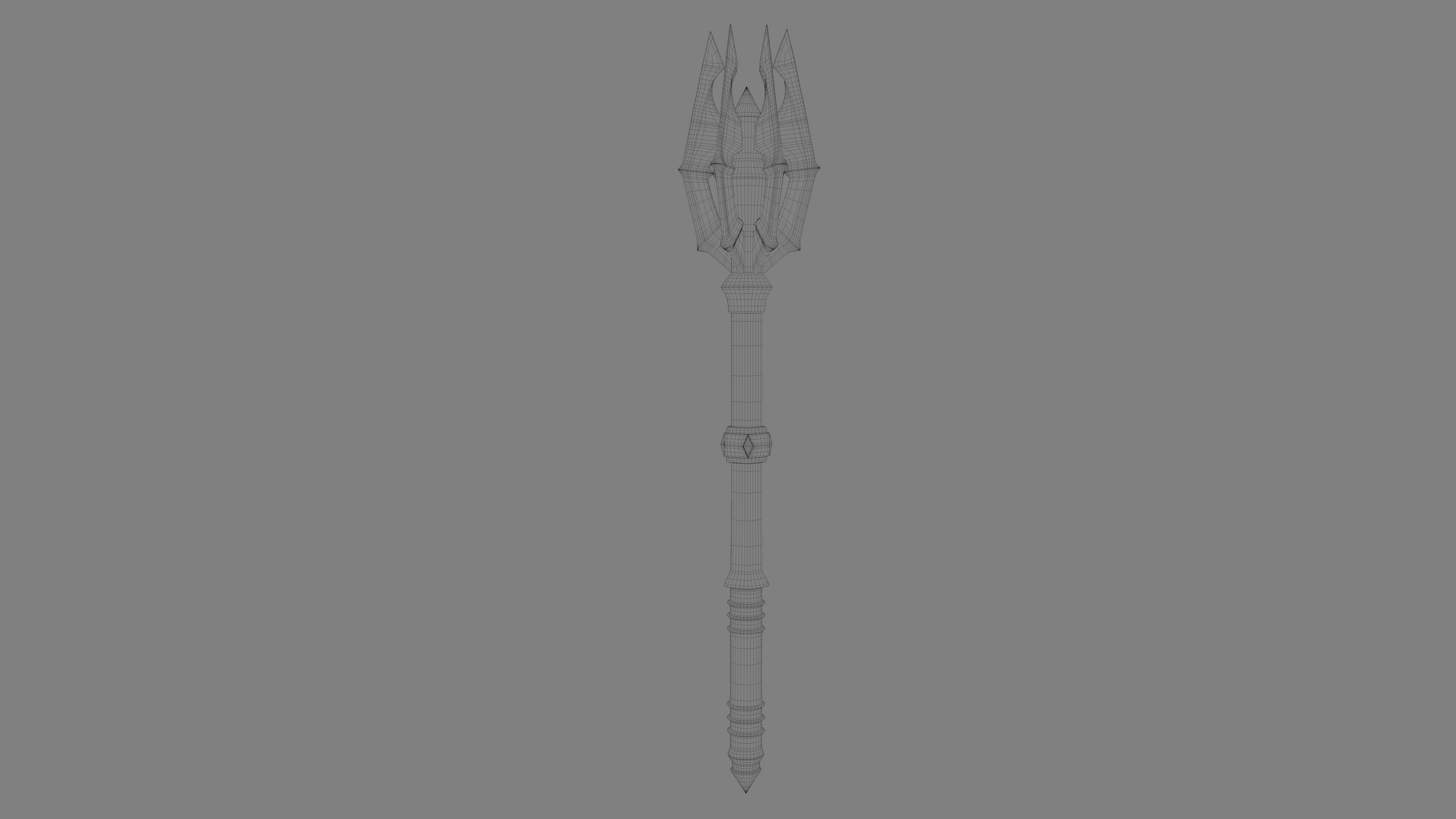 Sauron weapon 3D model_8