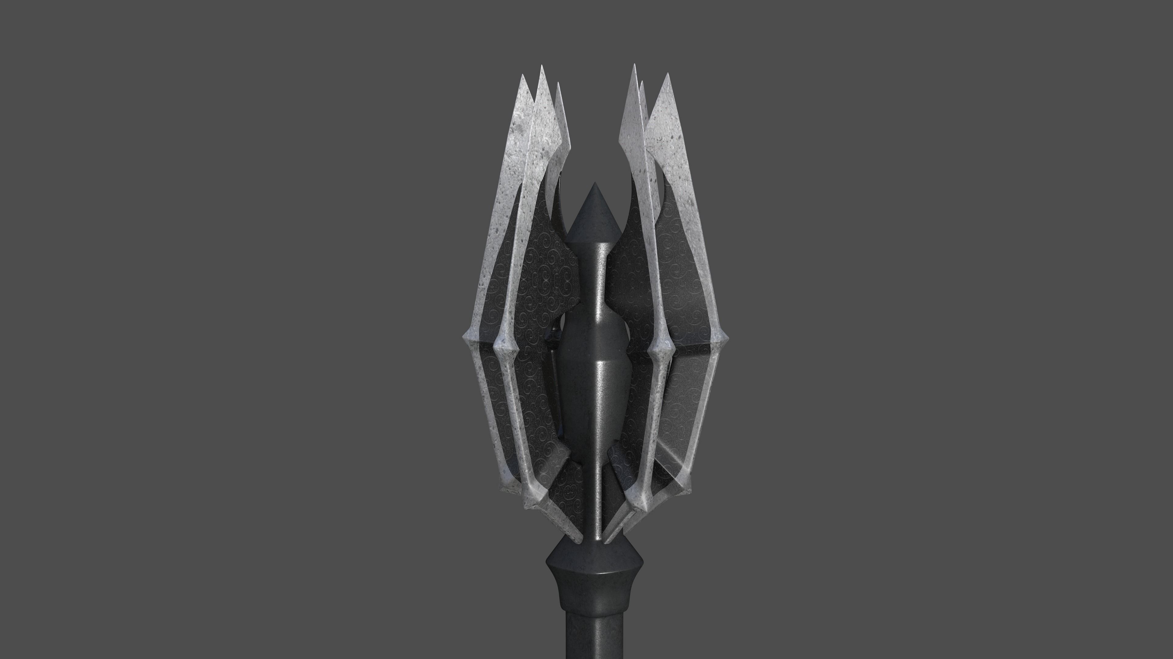 Sauron weapon 3D model_2