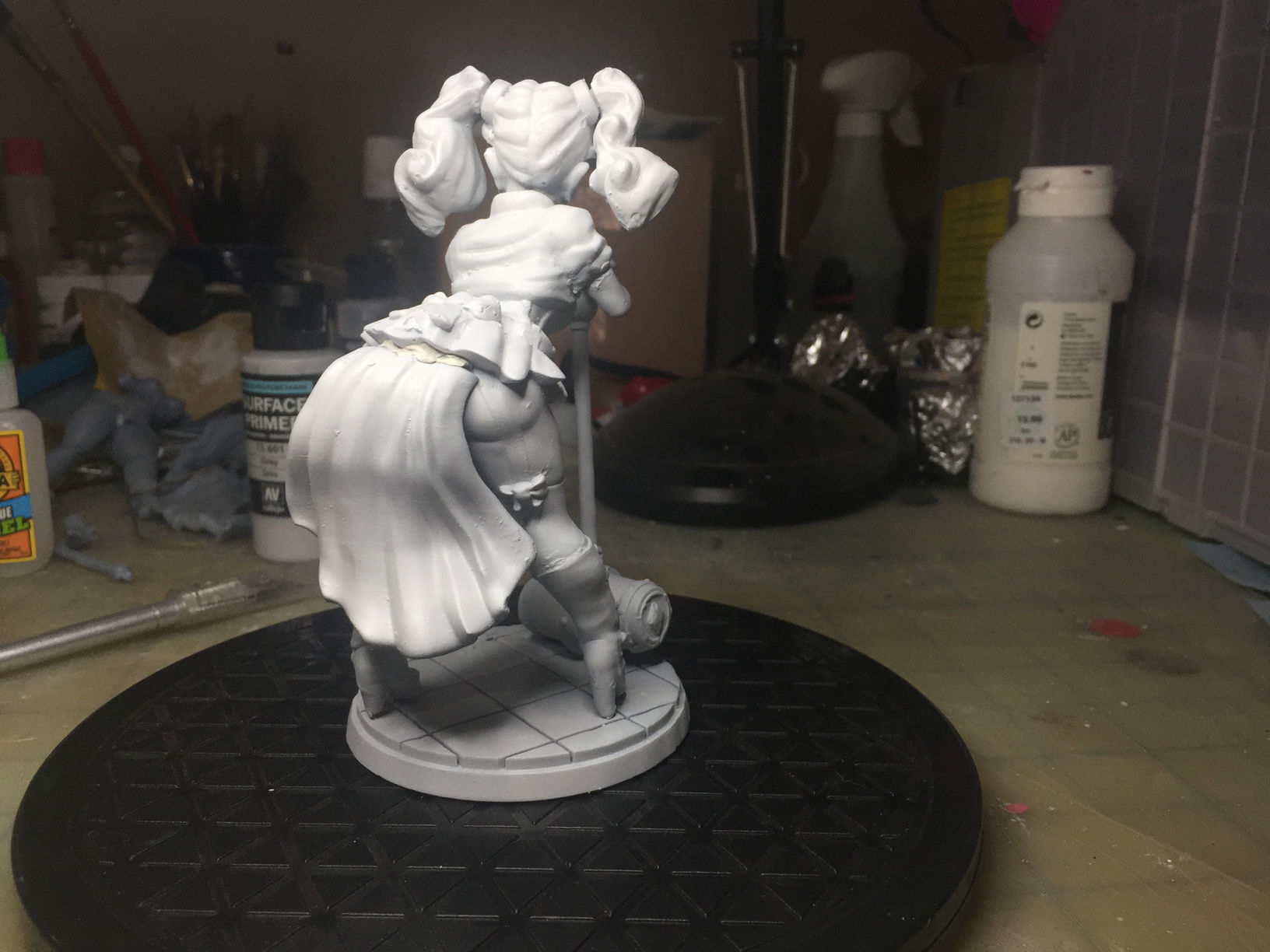 Harley QuinnSteampunk Pinup 3D print model_44