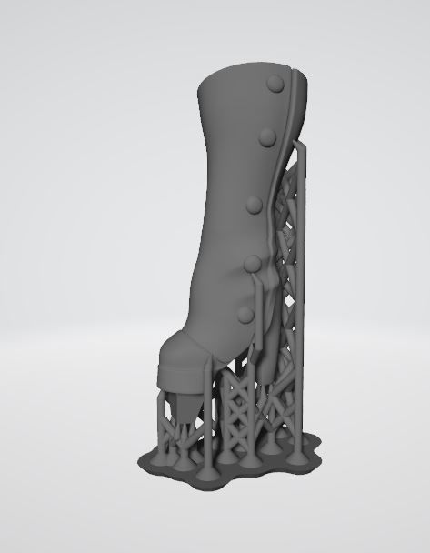 Harley QuinnSteampunk Pinup 3D print model_34