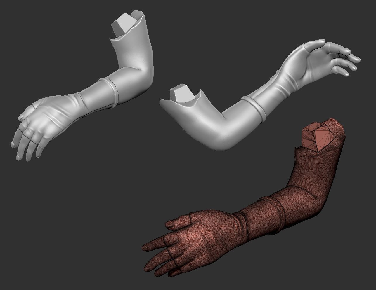 Harley QuinnSteampunk Pinup 3D print model_16