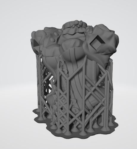 Harley QuinnSteampunk Pinup 3D print model_30