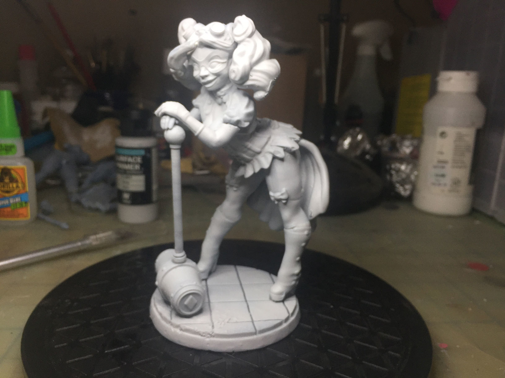 Harley QuinnSteampunk Pinup 3D print model_42